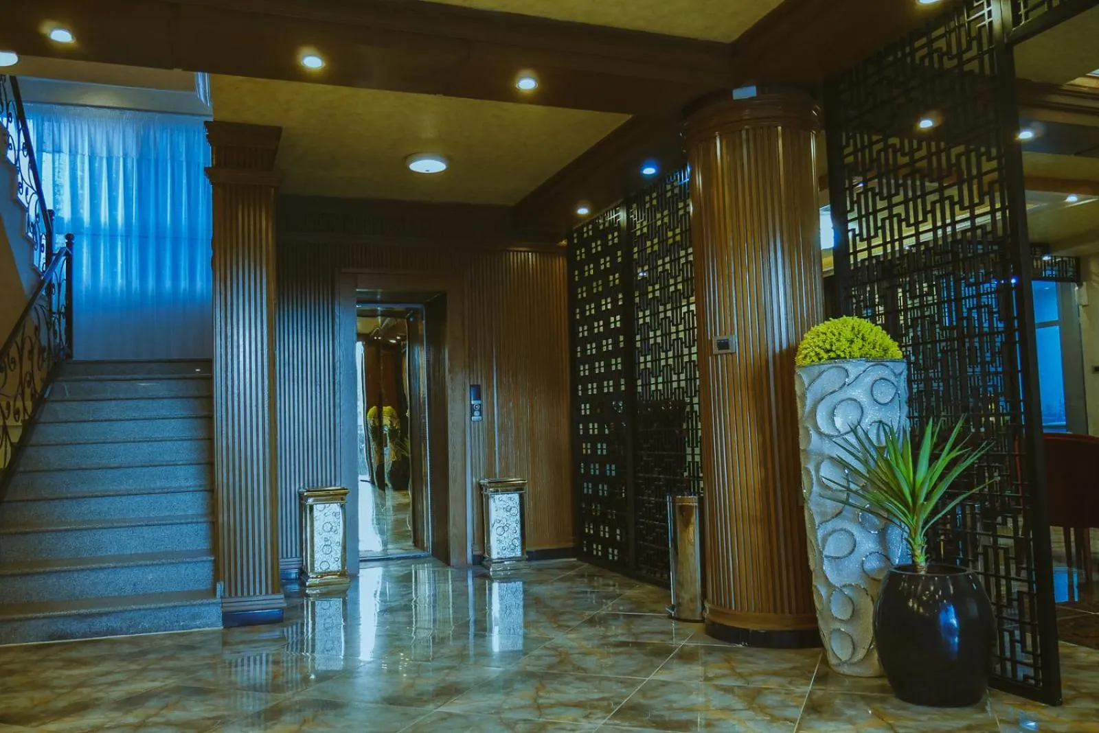 elevator in Moonlight Hotel Addis Ababa