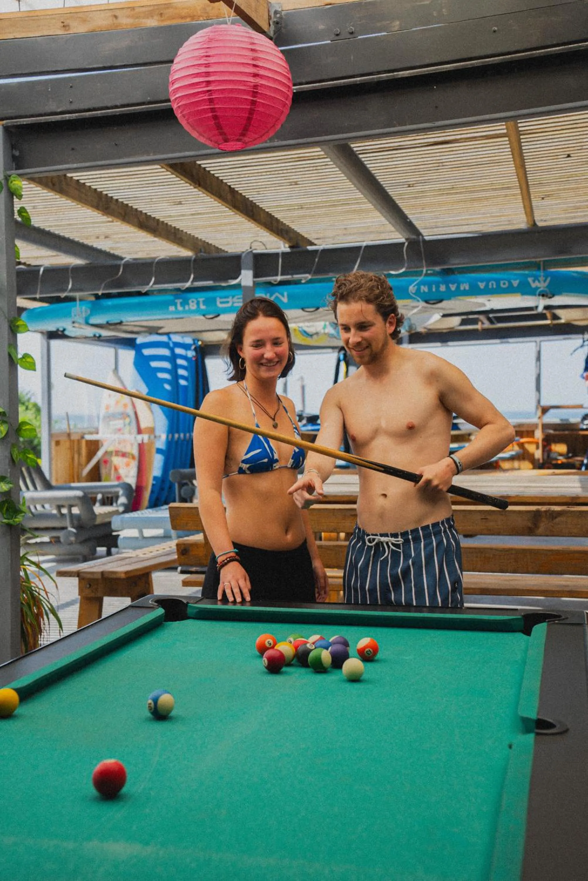 People in Island Vibe Backpackers Jeffreys Bay