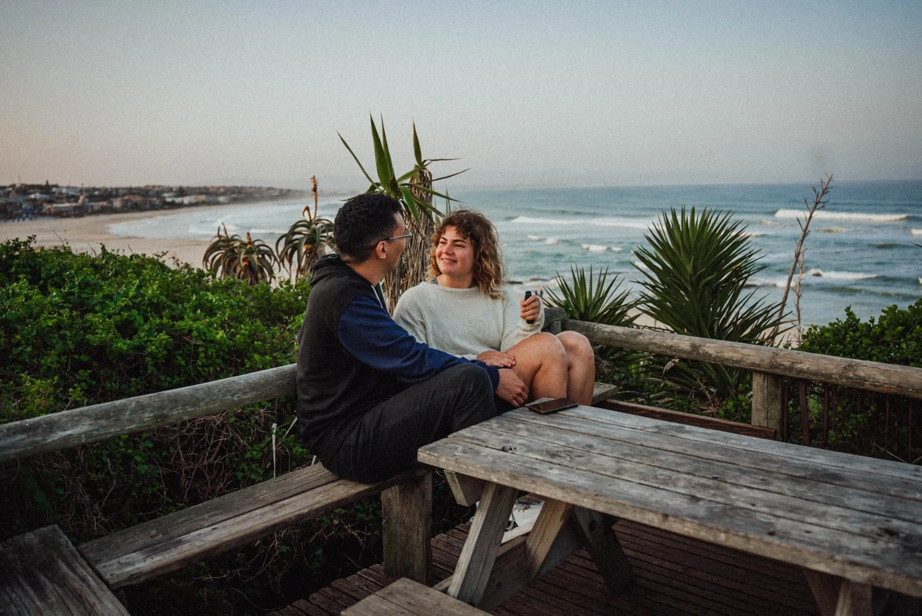 Sea view in Island Vibe Backpackers Jeffreys Bay