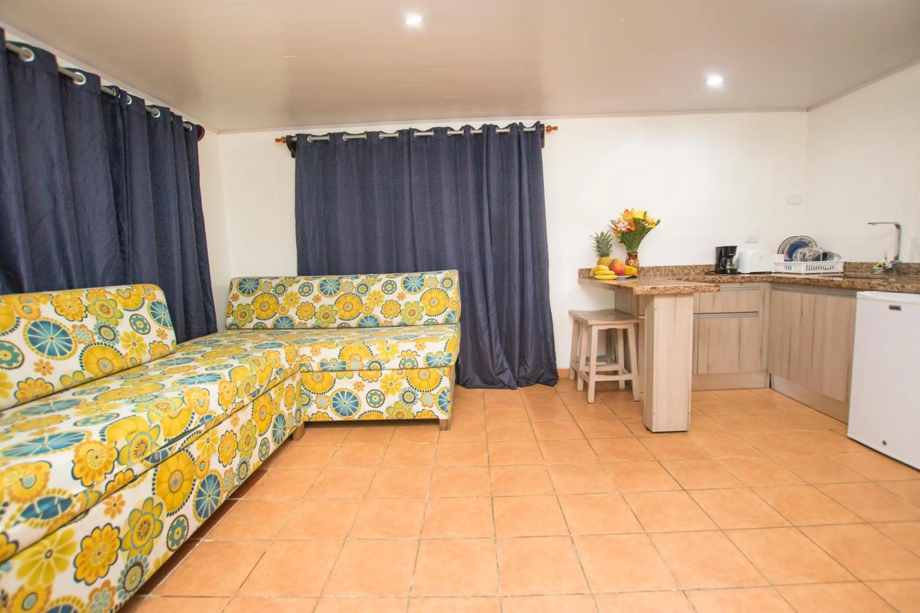 Living room in Hotel Verde Mar Direct Beach Access