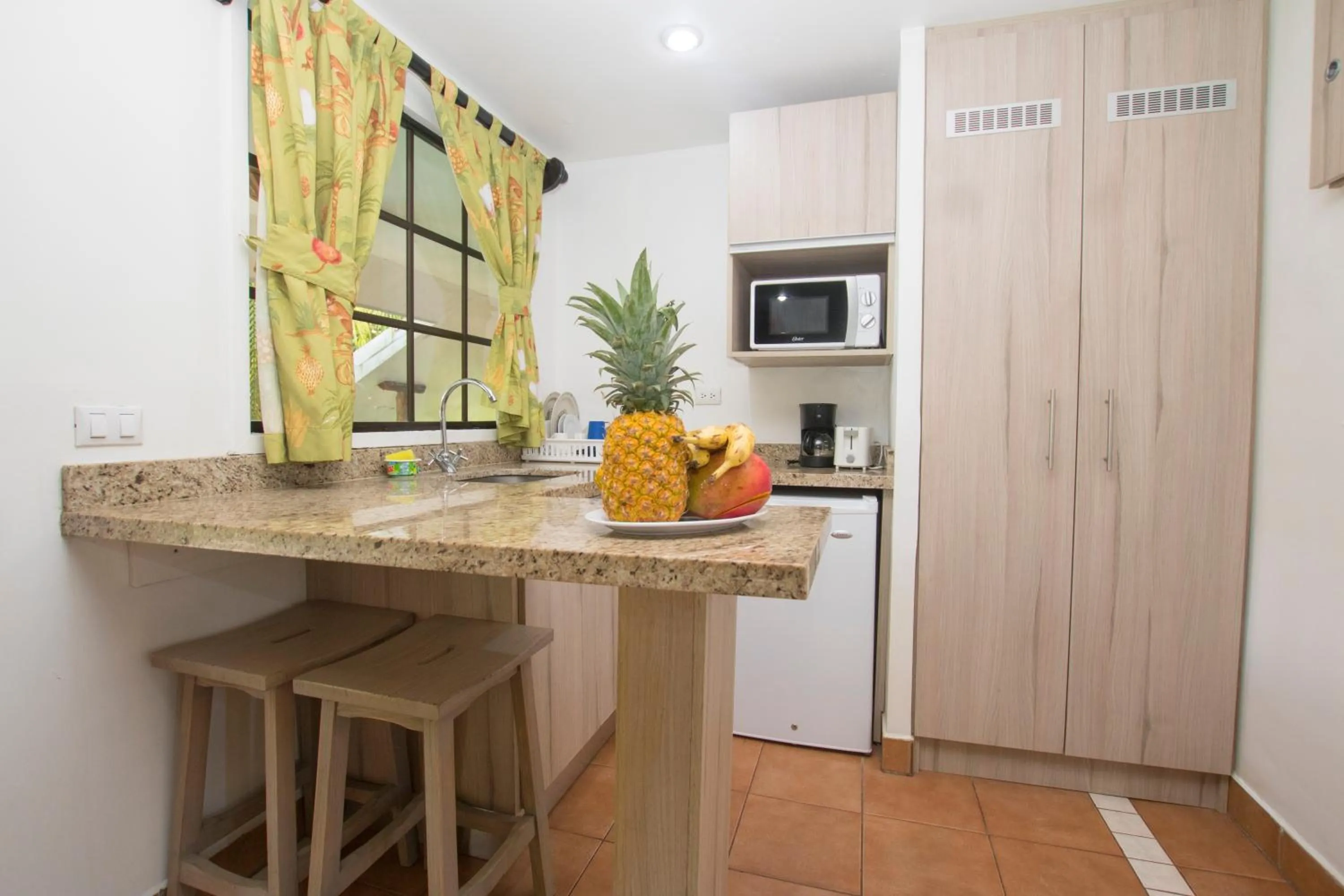 Kitchen or kitchenette in Hotel Verde Mar Direct Beach Access