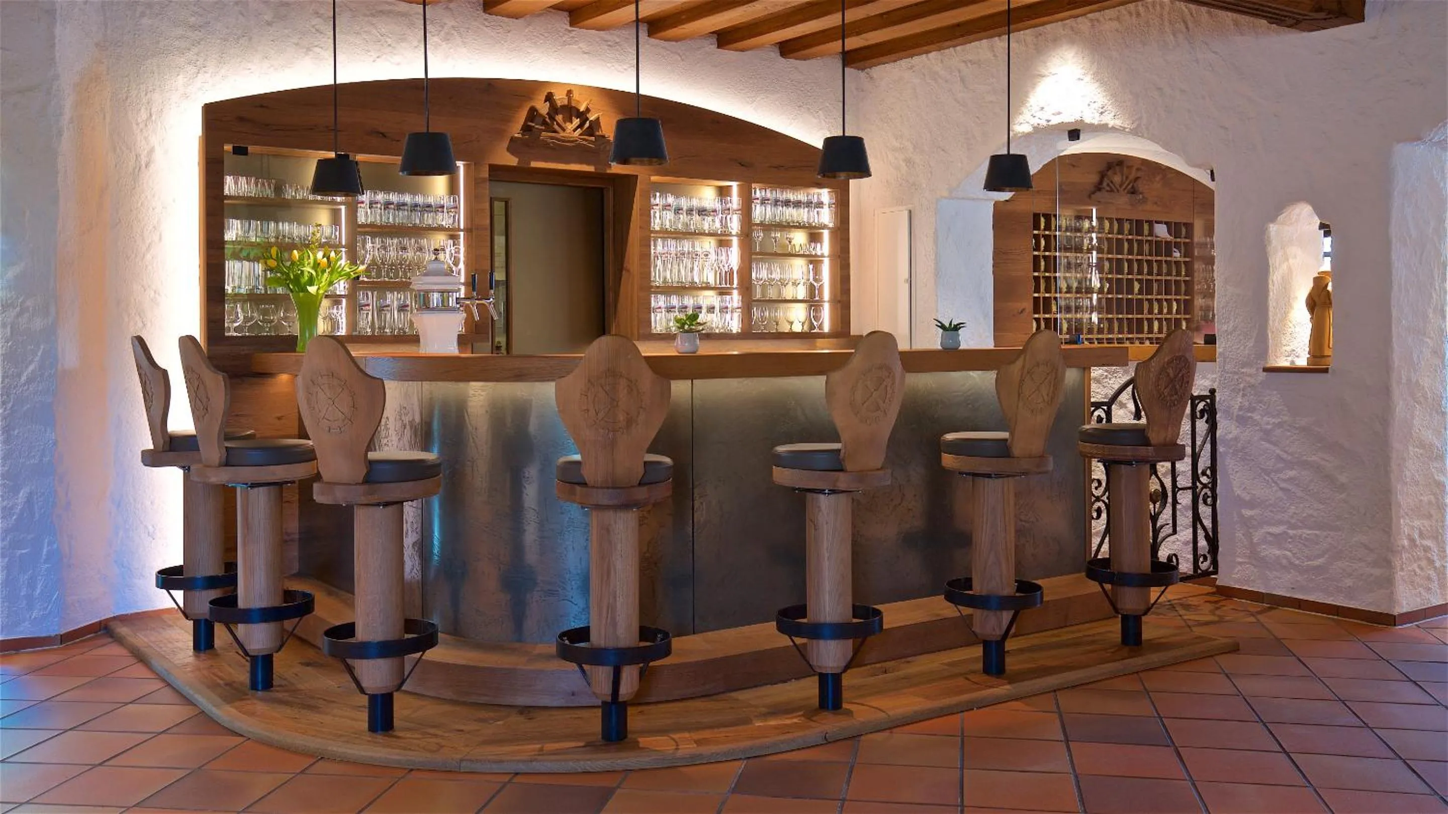Lounge or bar in Hotel zur Mühle