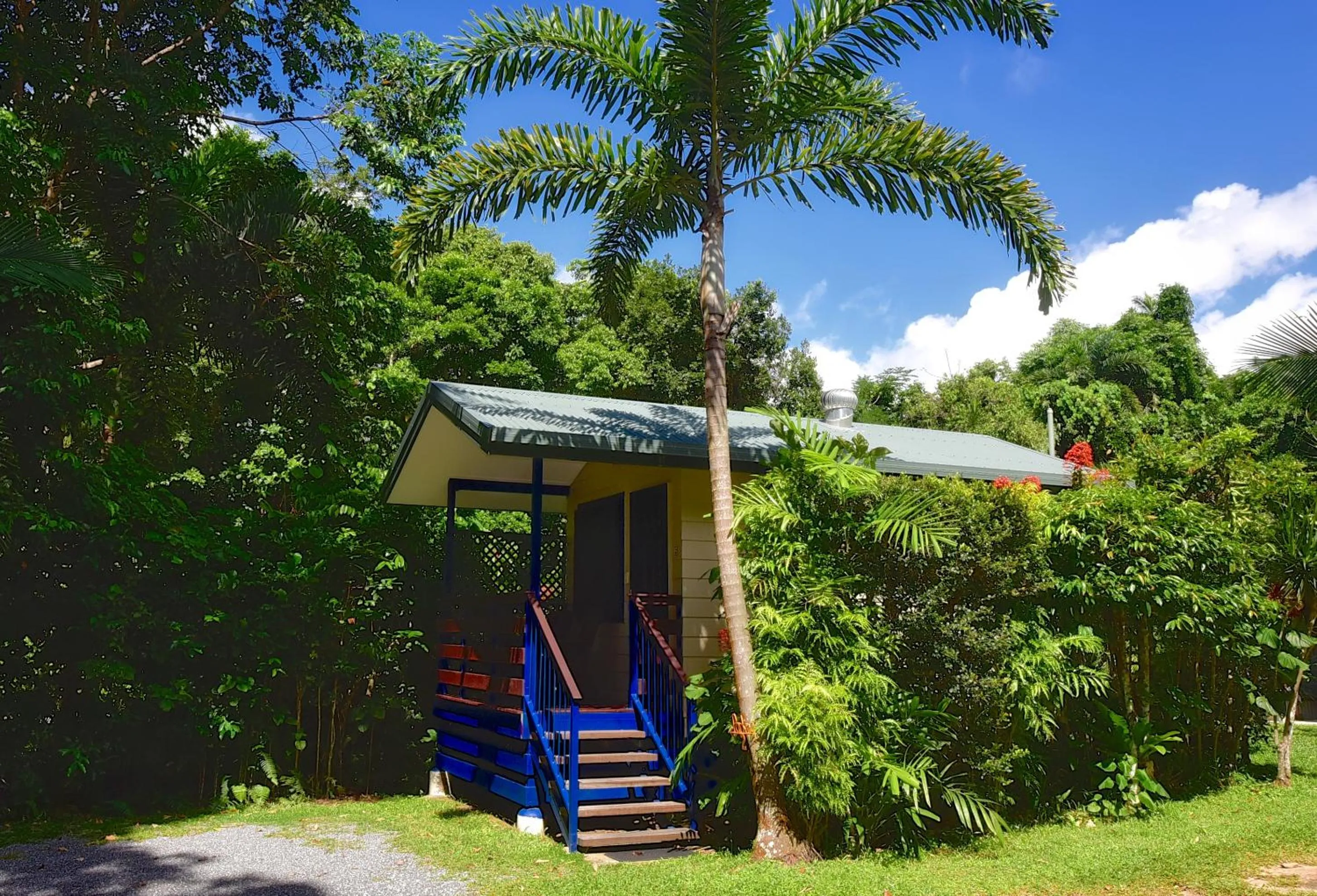 Facade/entrance in Thornton Beach Bungalows Daintree