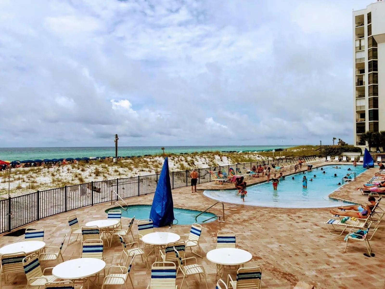 Swimming pool in Just Updated - Beachfront Ocean view, 19th Floor