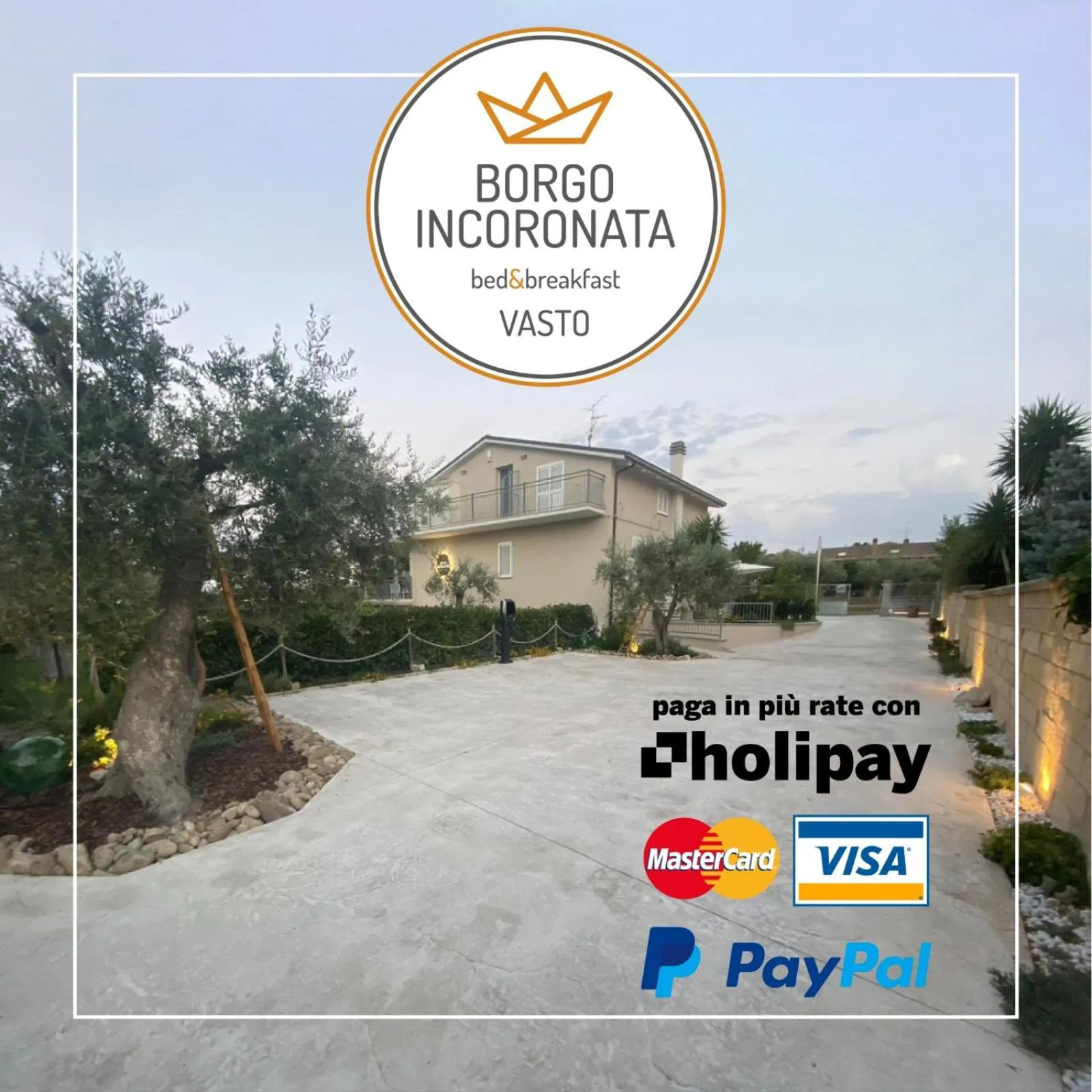 Property logo or sign in Borgo Incoronata B&B