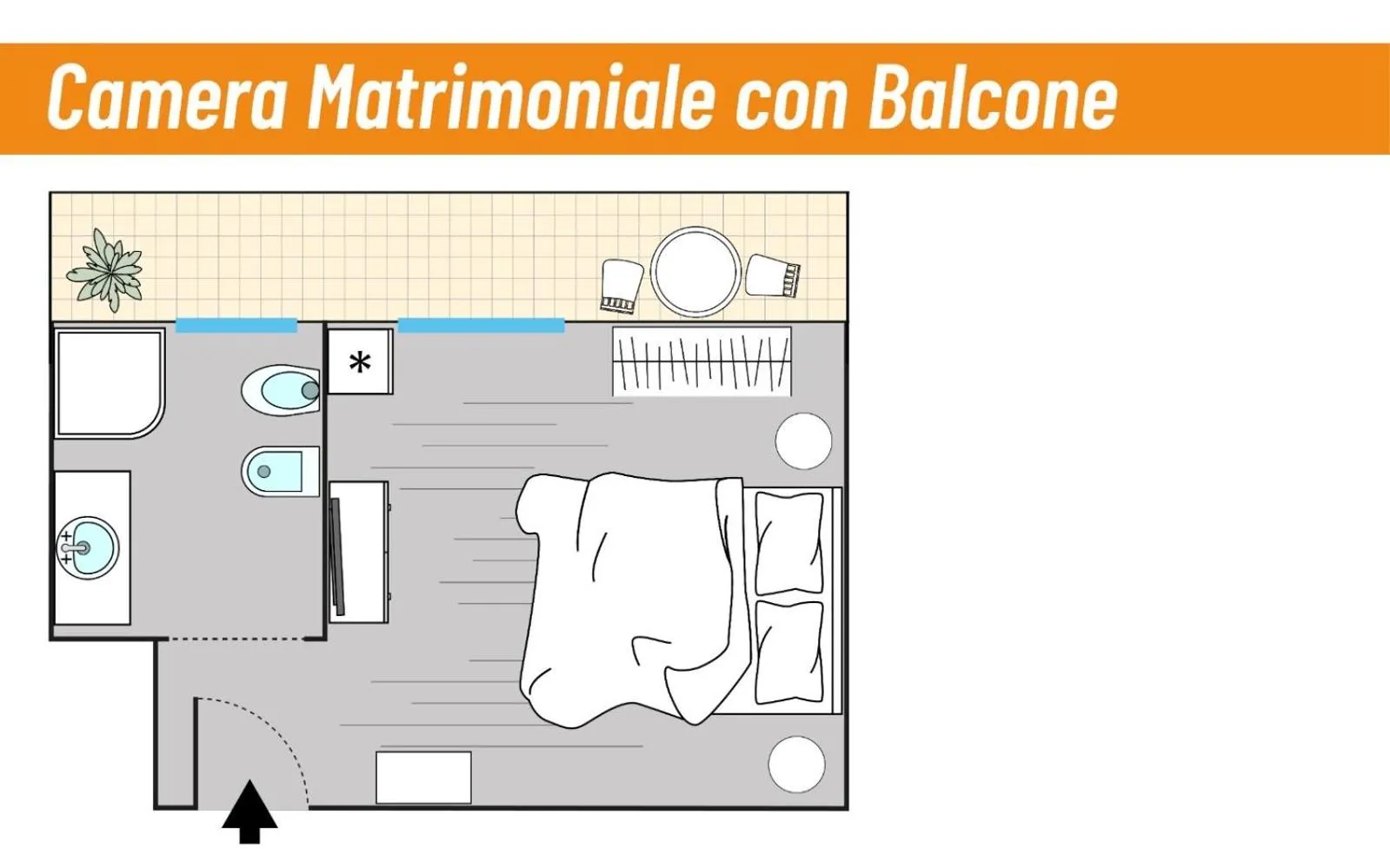 Floor plan in Borgo Incoronata B&B