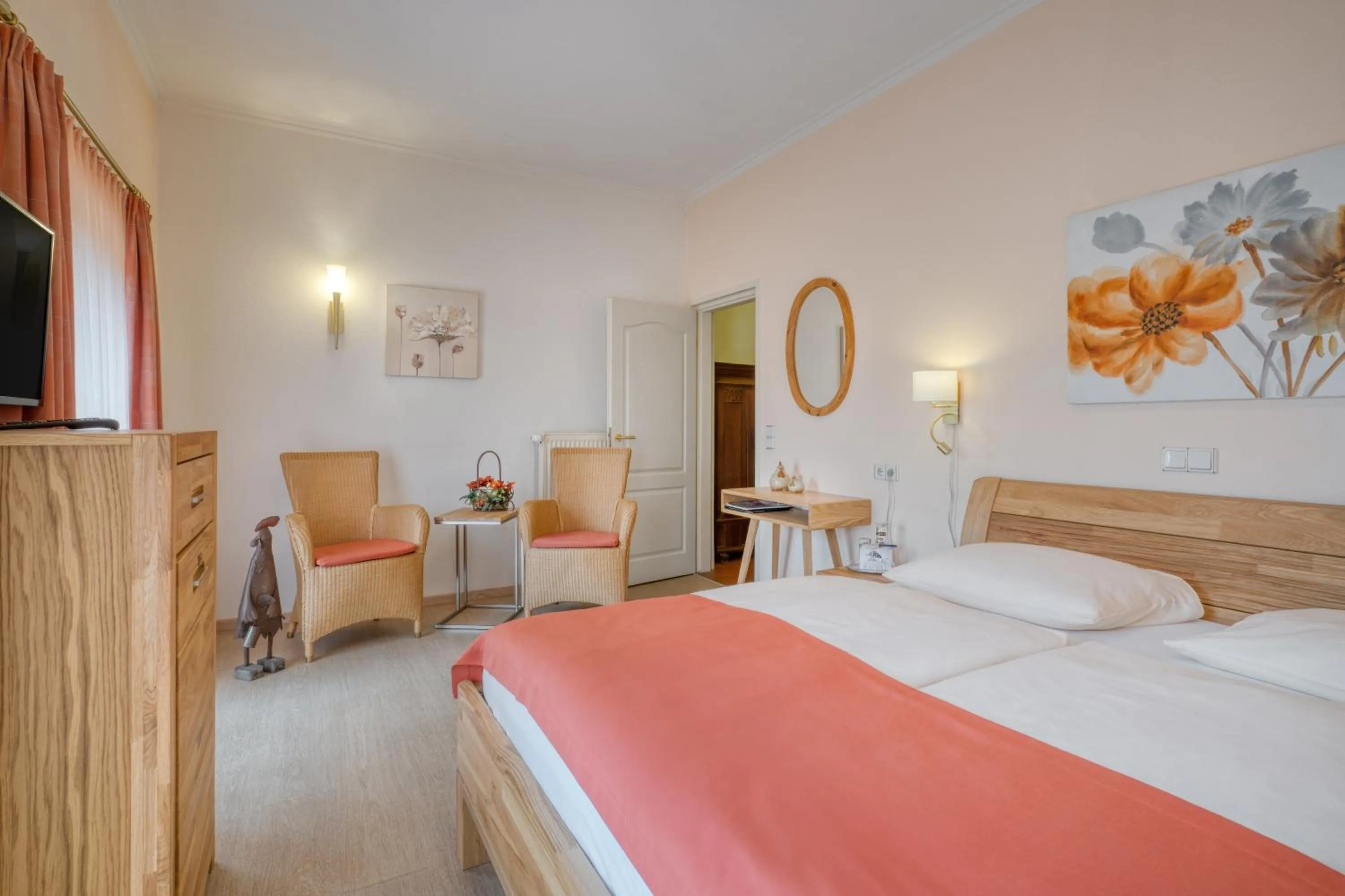 Photo of the whole room, Bed in Landhotel Waldseiter Hof