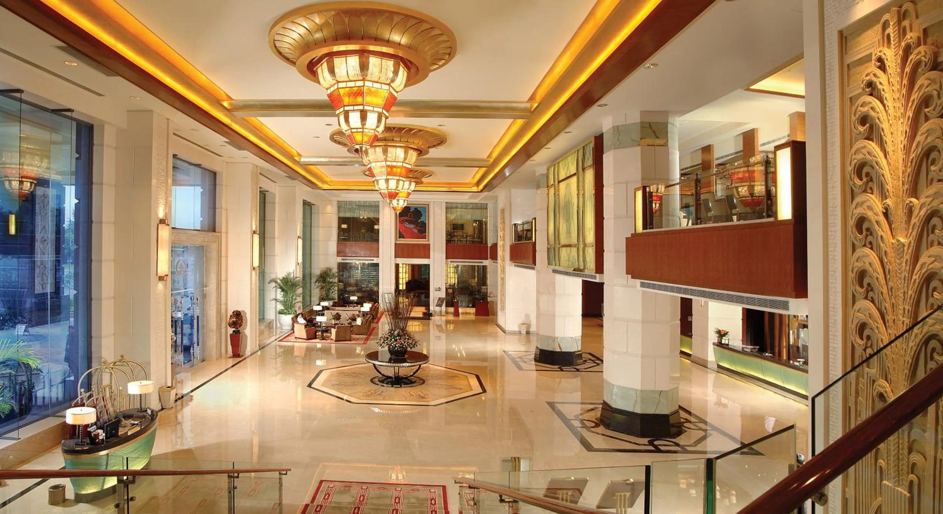 Lobby or reception in Huizhou Kande International Hotel