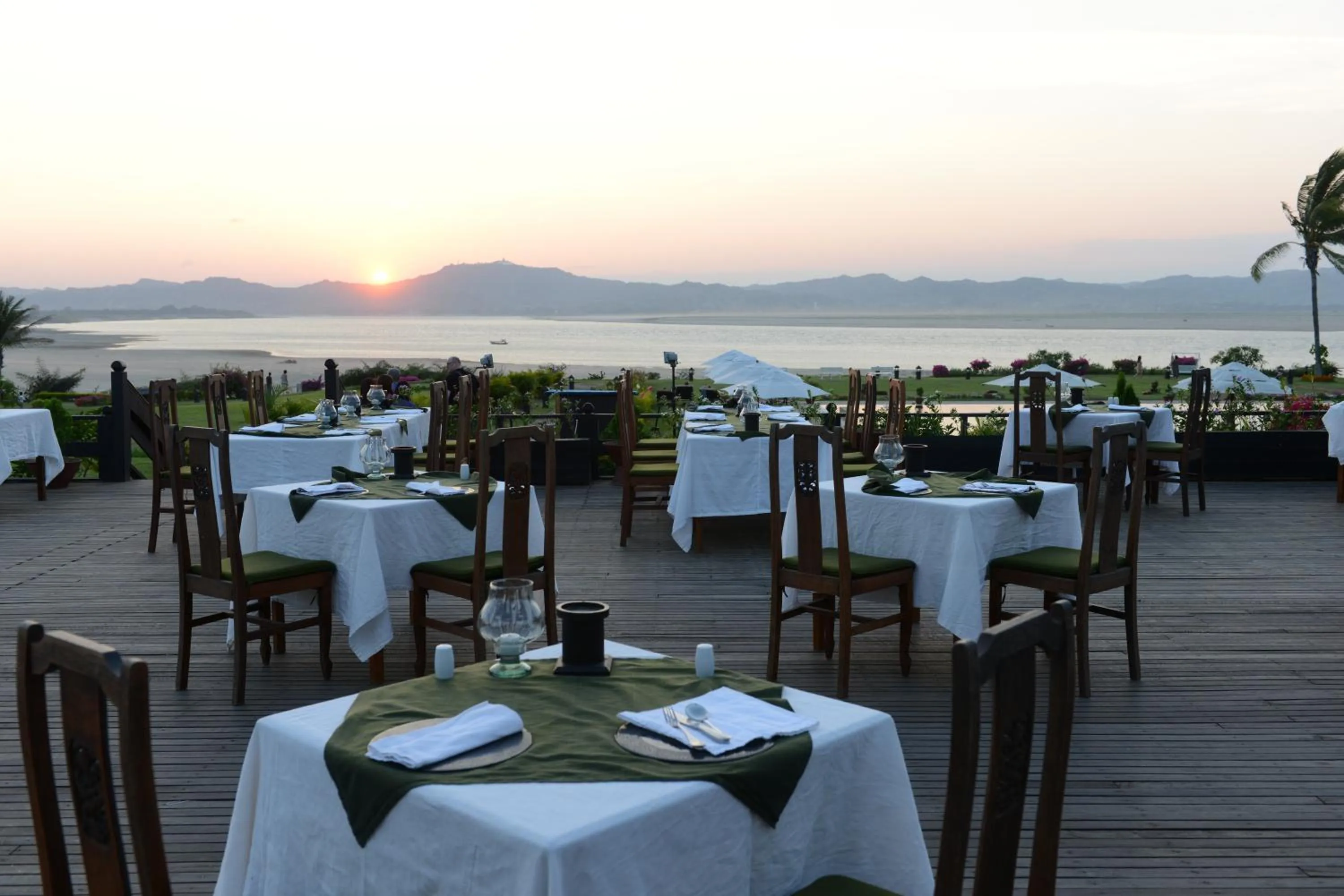 Balcony/Terrace in Bagan Thiripyitsaya Sanctuary Resort
