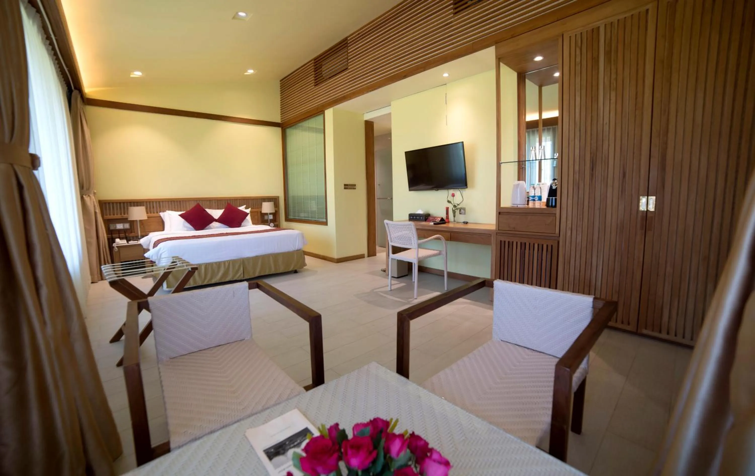 Photo of the whole room, Bed in Bagan Thiripyitsaya Sanctuary Resort
