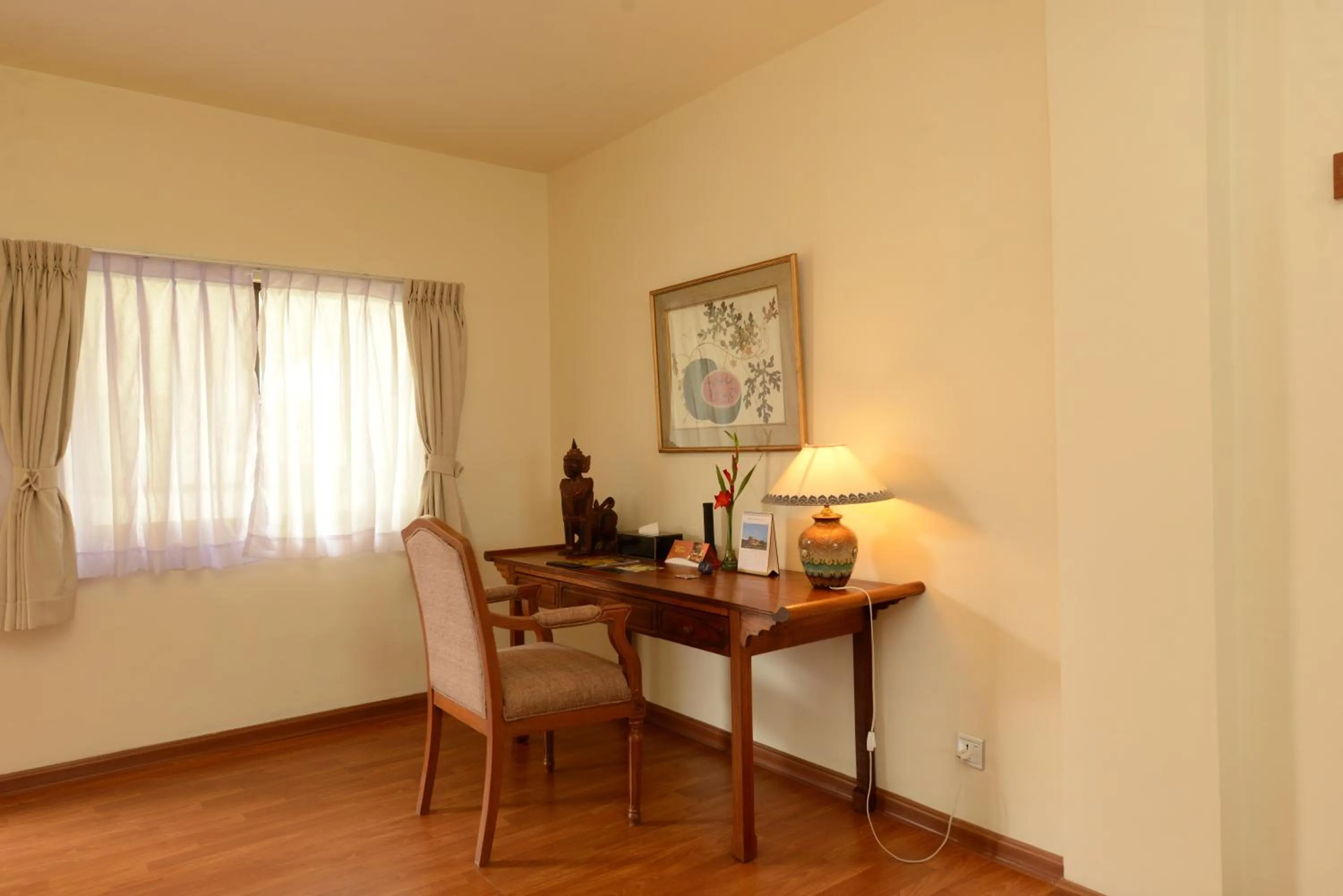 Living room in Bagan Thiripyitsaya Sanctuary Resort