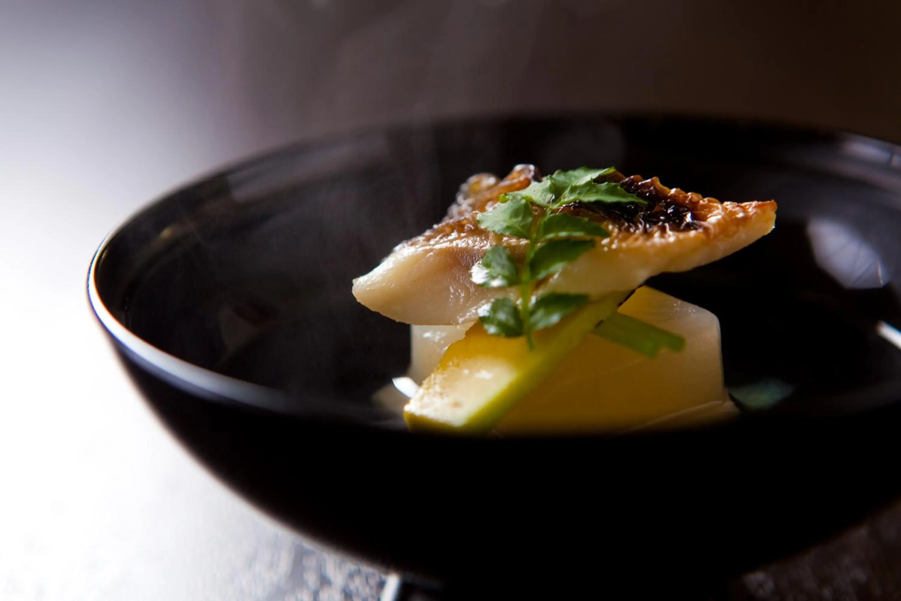 Food close-up in Kappo Ryokan Kannawa Bettei