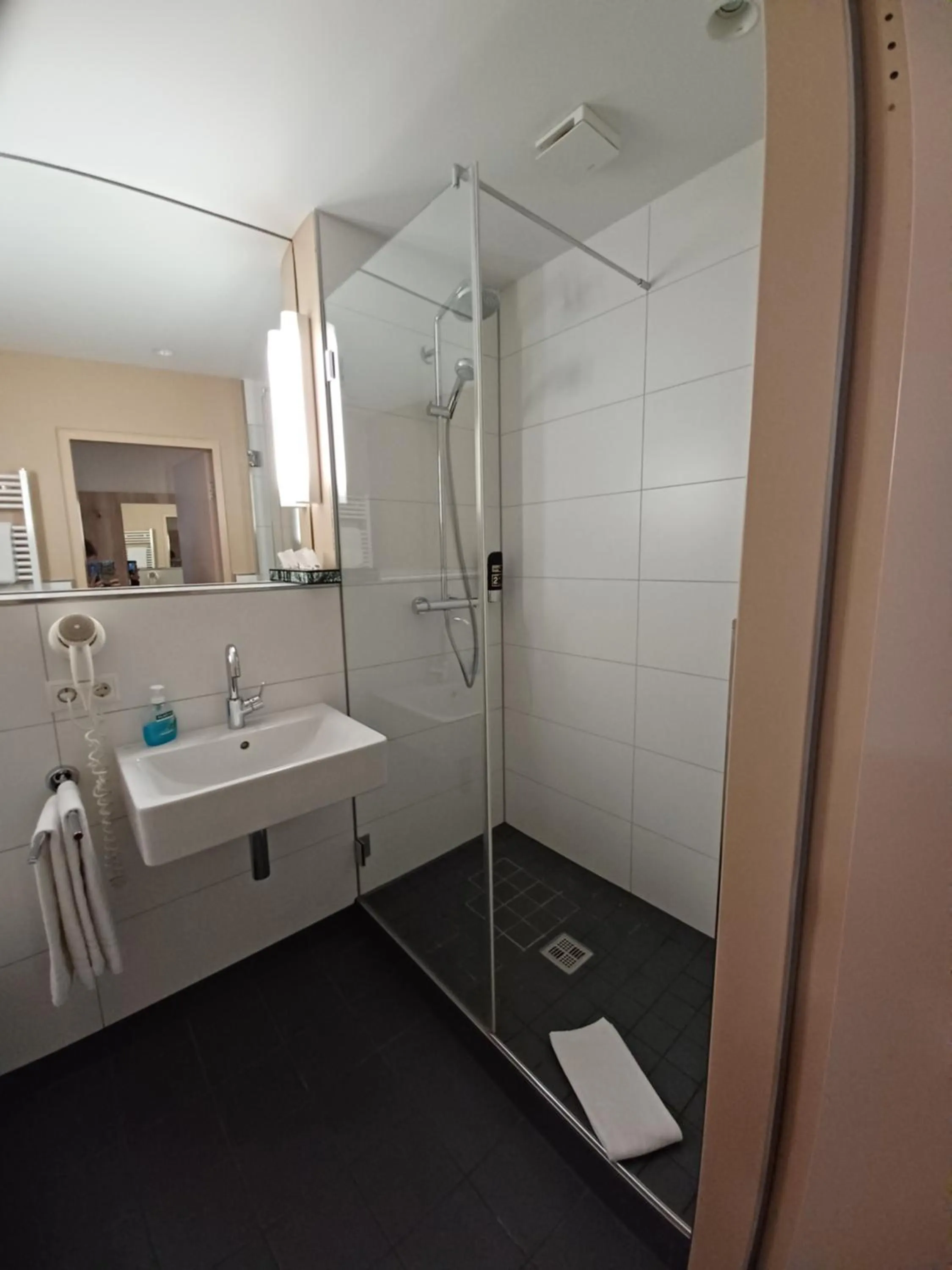 Shower in Hotel Europa