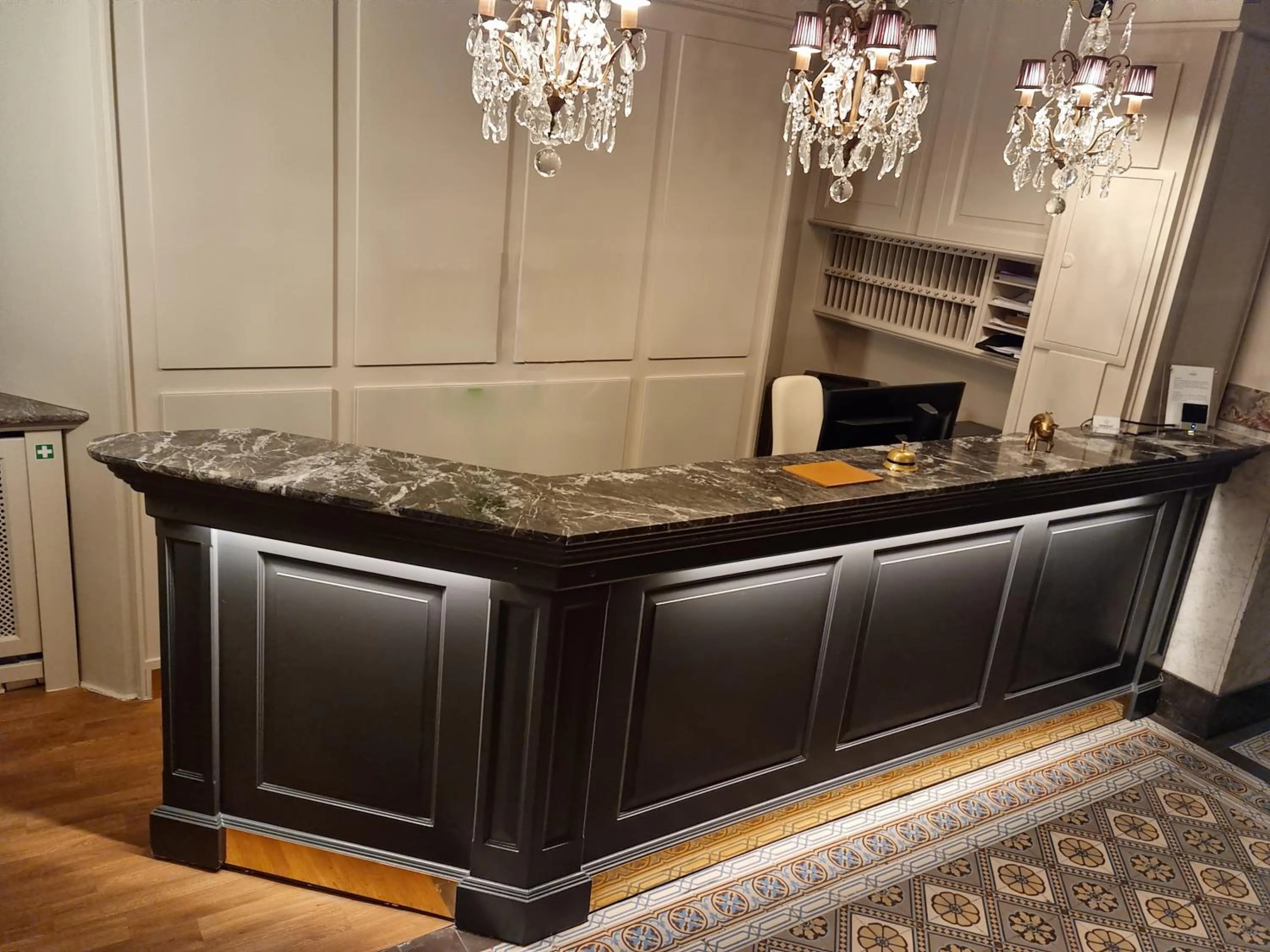 Lobby or reception in Hanseat-Hotel