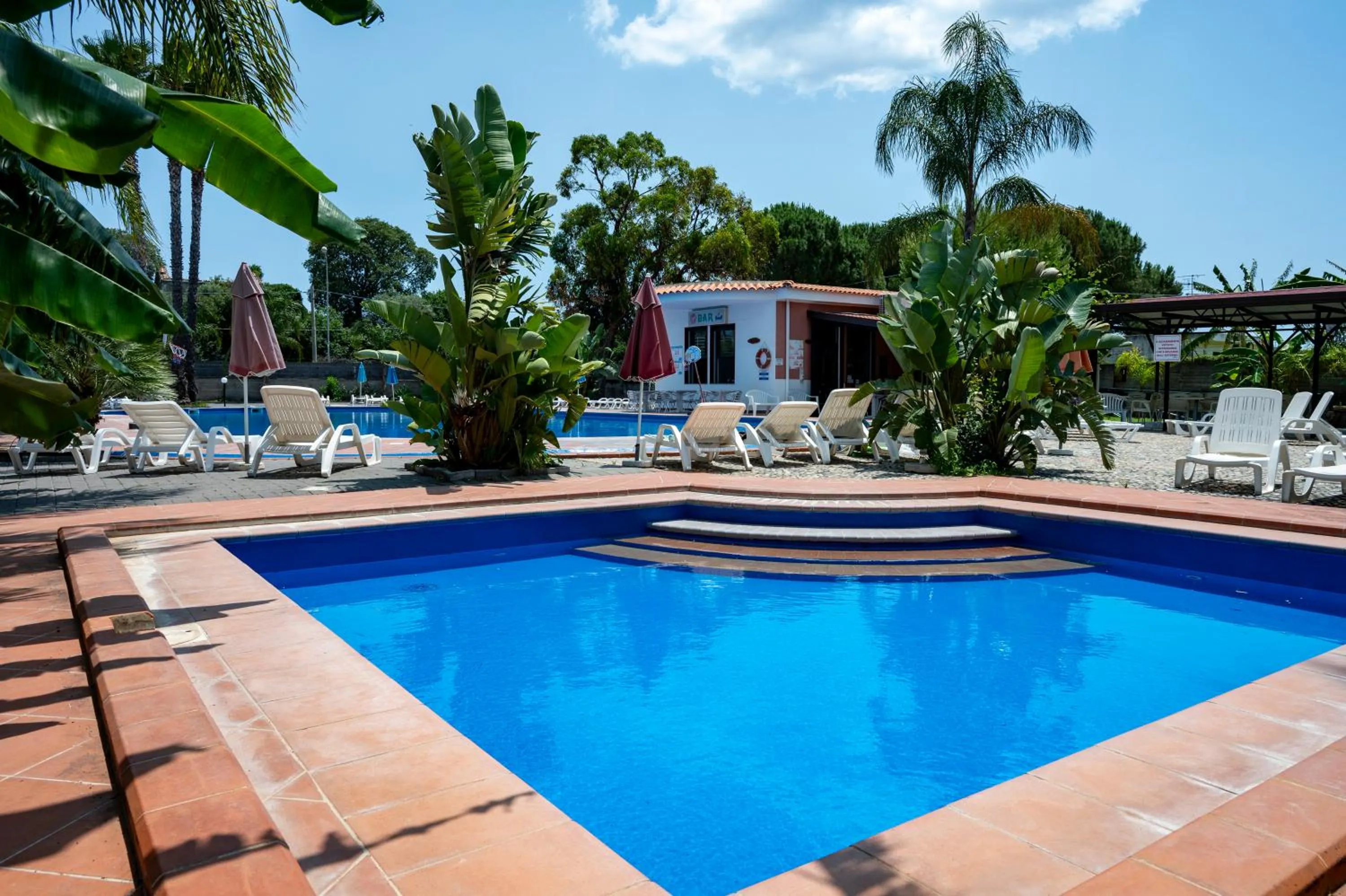 Pool view in Villaggio Alkantara