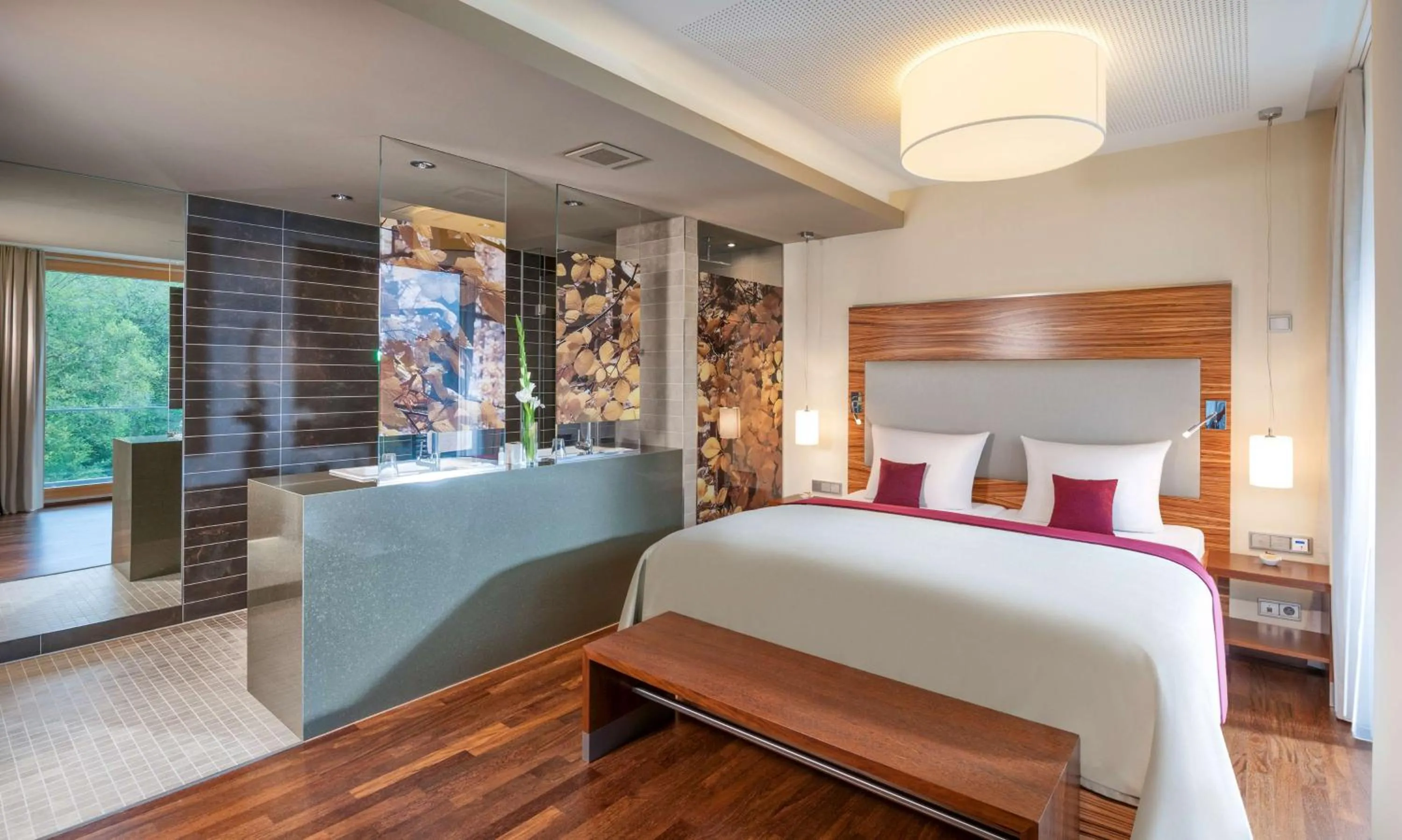 Photo of the whole room, Bed in Dorint Thermenhotel Freiburg