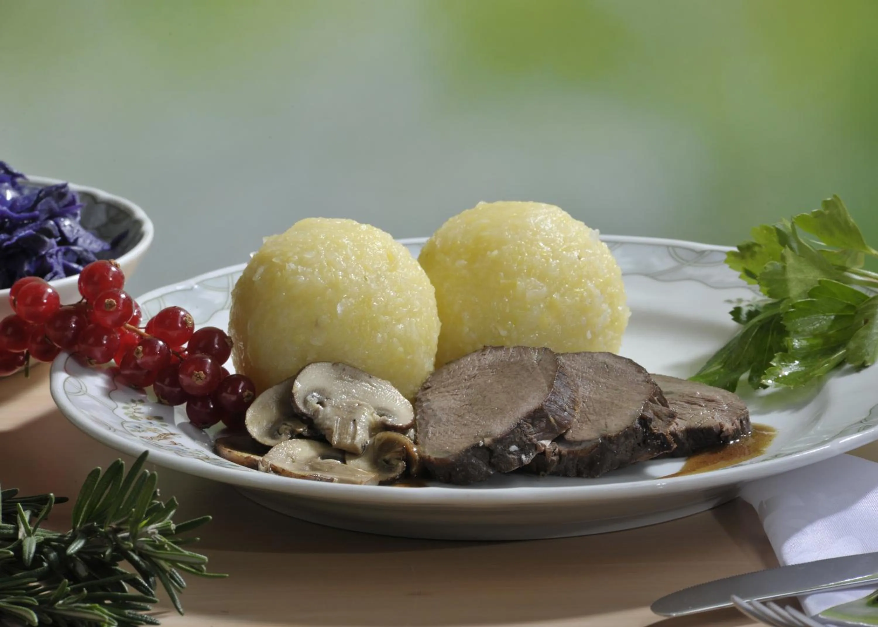 Food close-up in Hotel Forstmeister