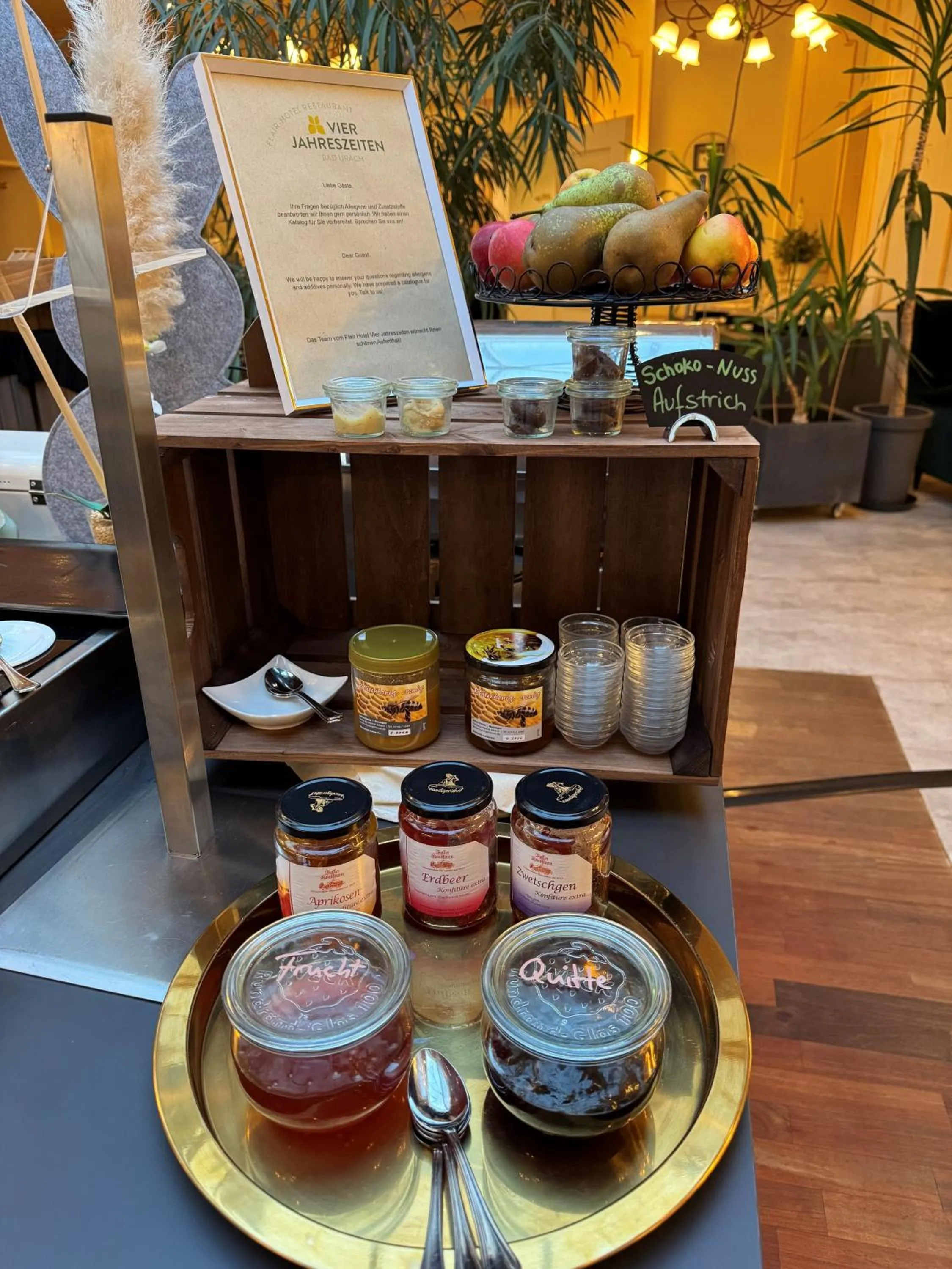 Breakfast in Flair Hotel Vier Jahreszeiten