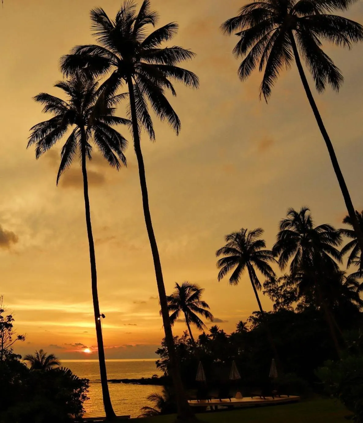 Sunset in Shantaa Resort, Kohkood