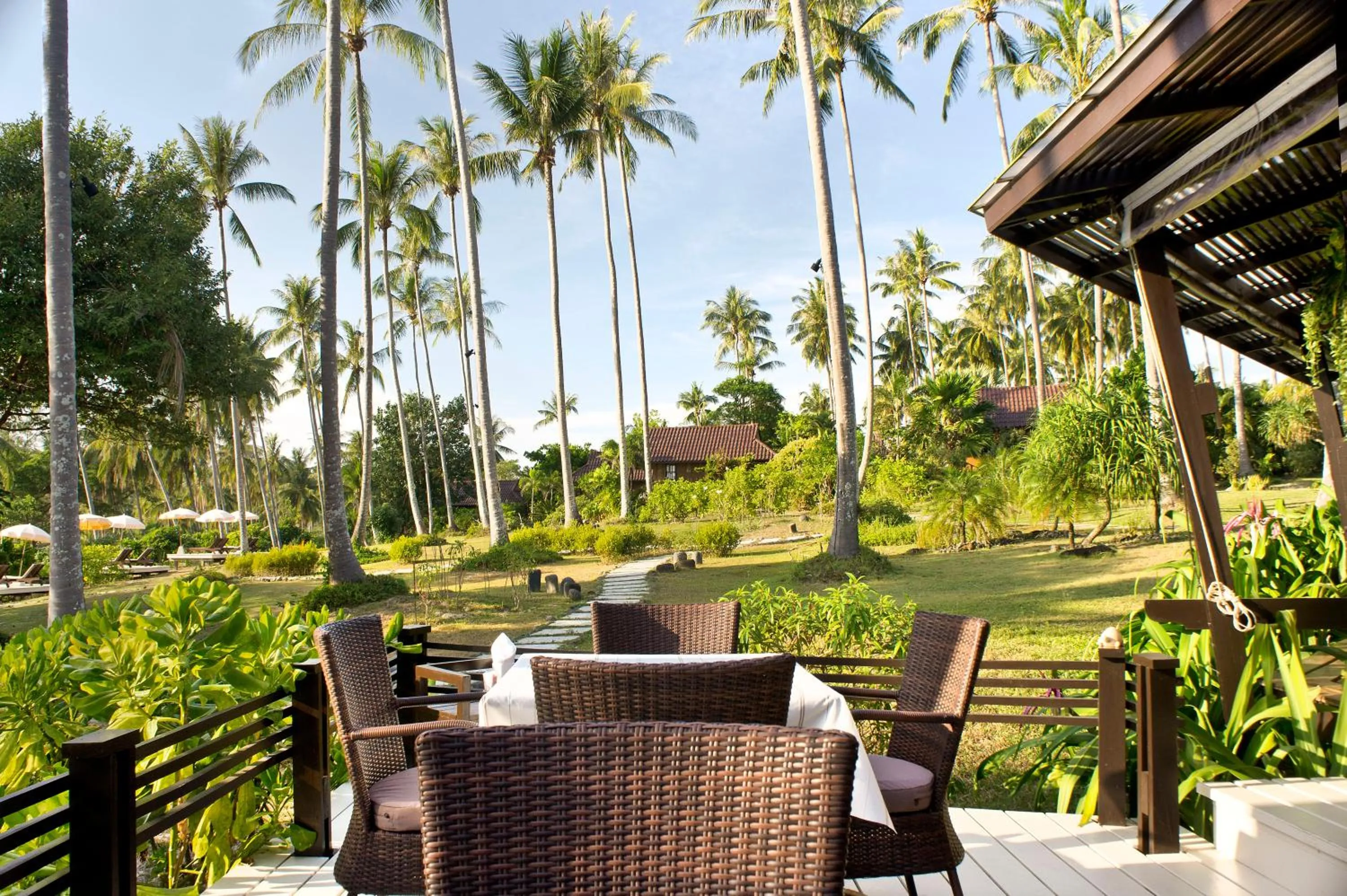 Patio in Shantaa Resort, Kohkood