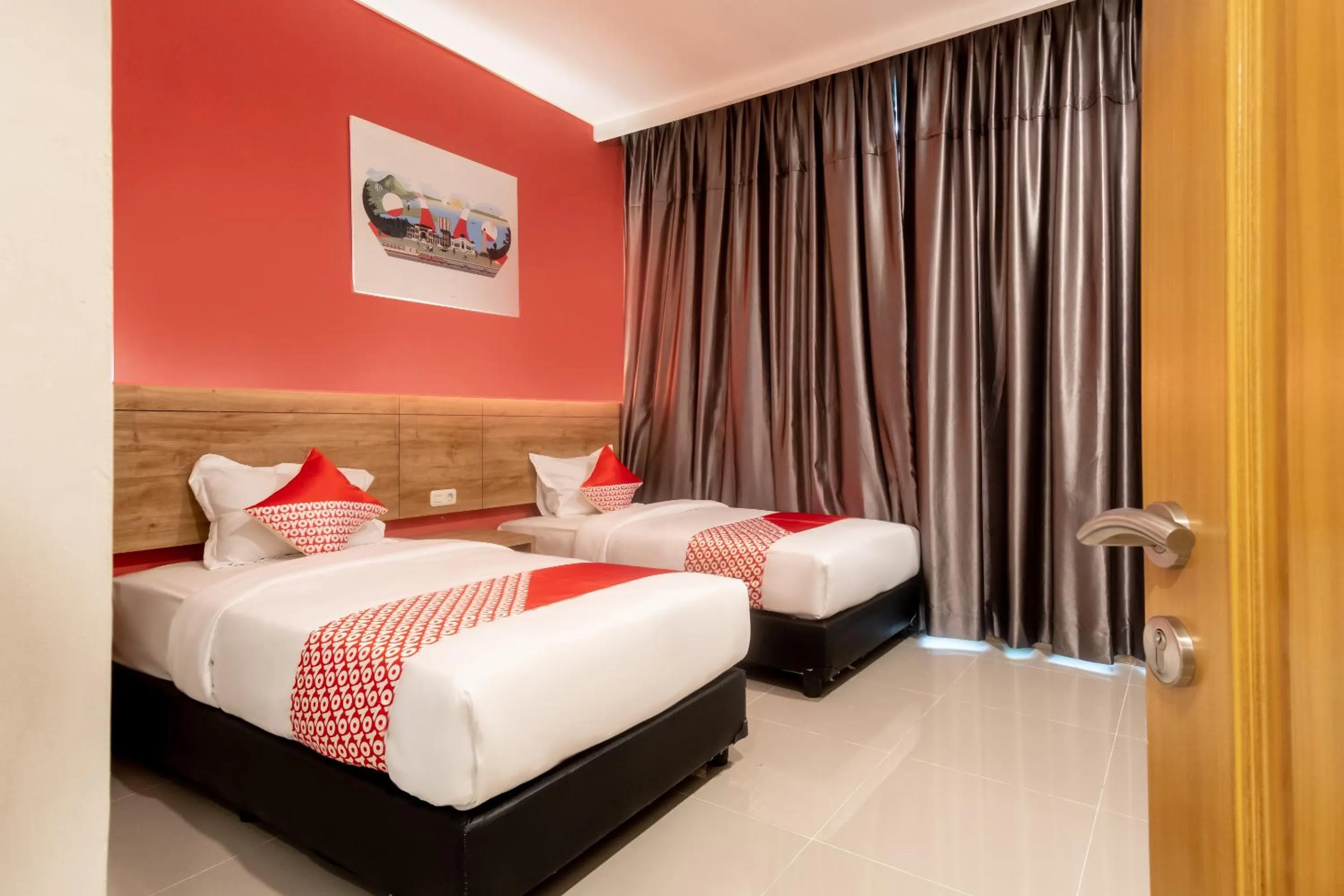 Bedroom, Bed in Hotel O Festive Inn