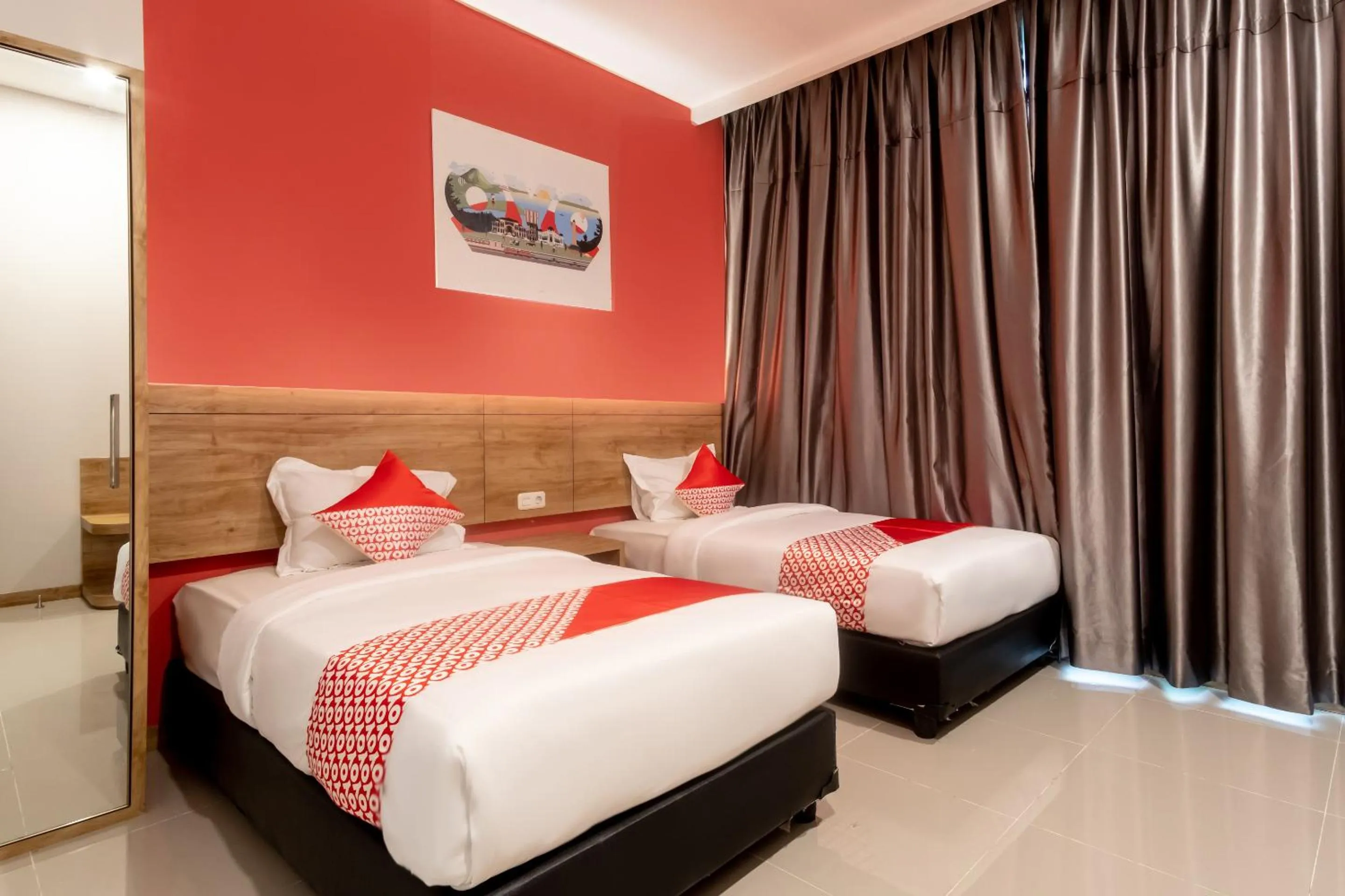 Bedroom, Bed in Hotel O Festive Inn