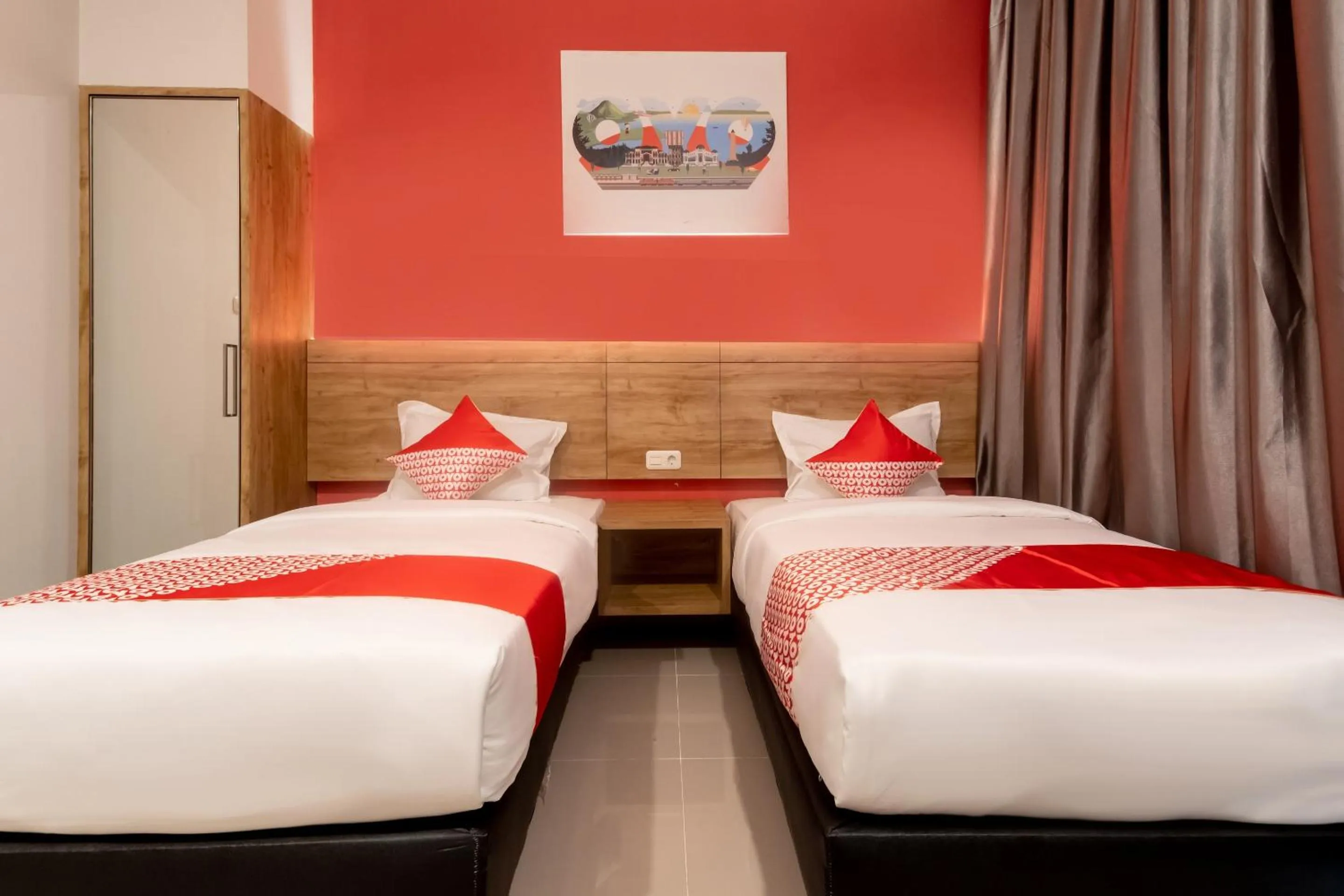 Bedroom, Bed in Hotel O Festive Inn