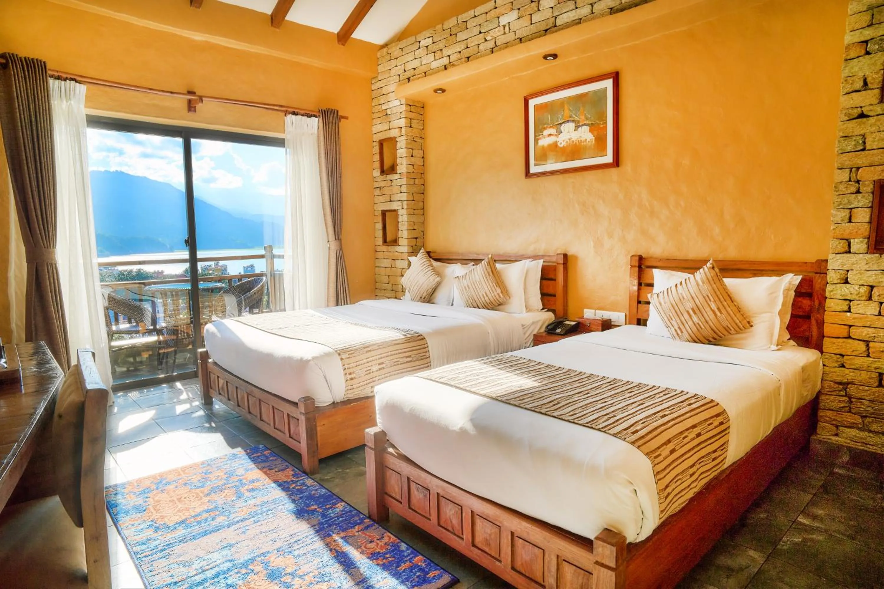 Bedroom, Bed in Bar Peepal Resort