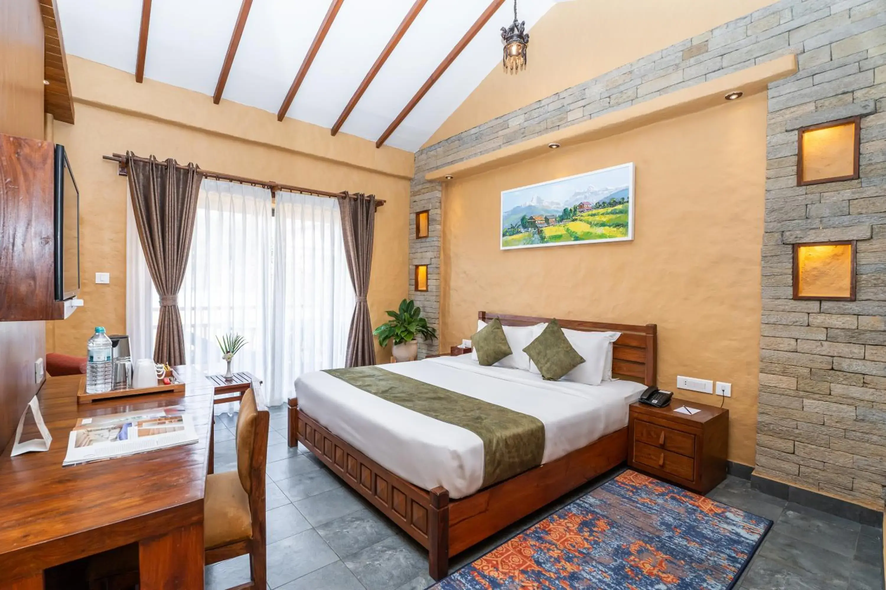 Deluxe Double Room with Free Airport Transfers in Bar Peepal Resort Deluxe Double Room with Free Airport Transfers in Bar Peepal Resort