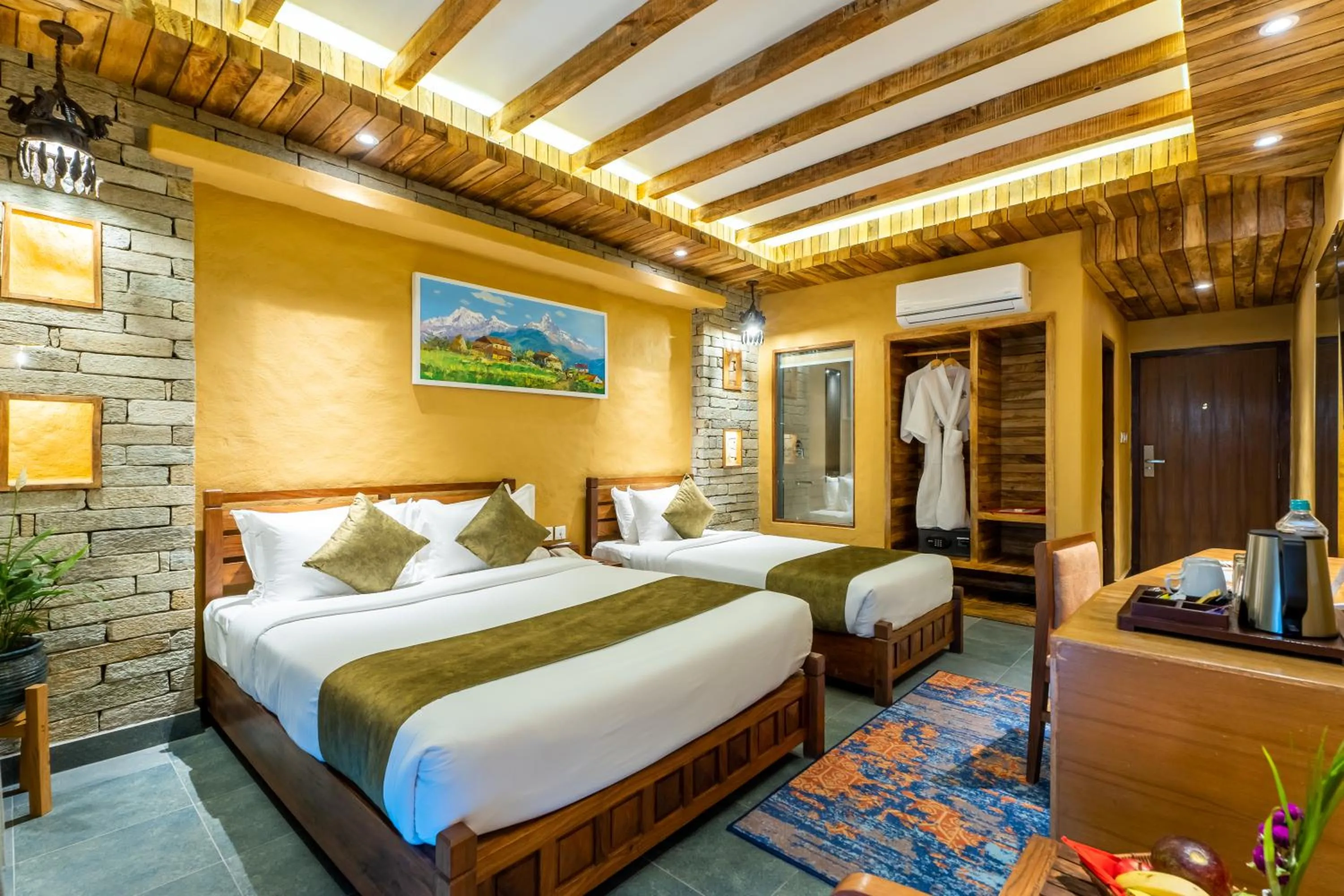 Bedroom, Bed in Bar Peepal Resort