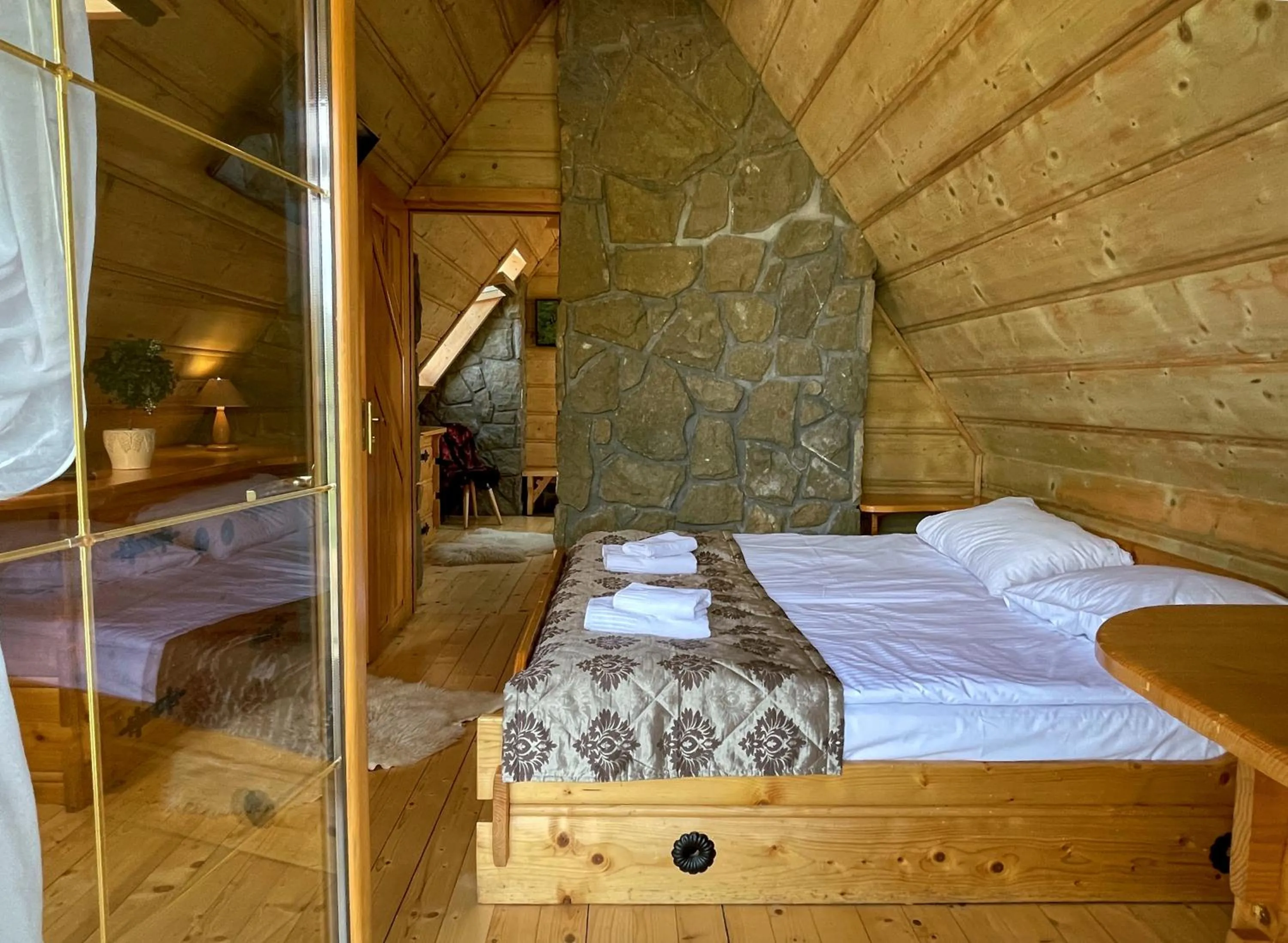 Bed in Pensjonat u Ani