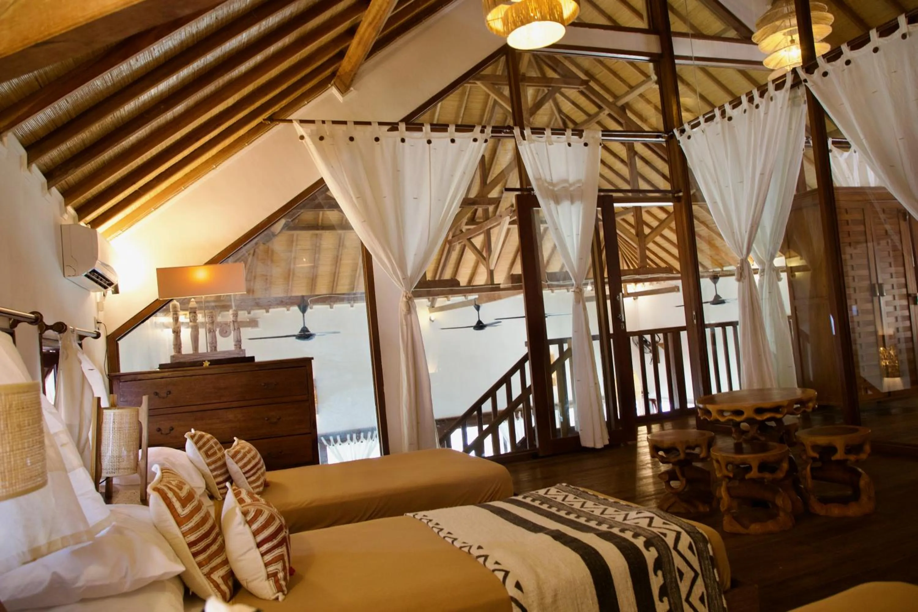 Bedroom, Bed in Villa Sunset Beach