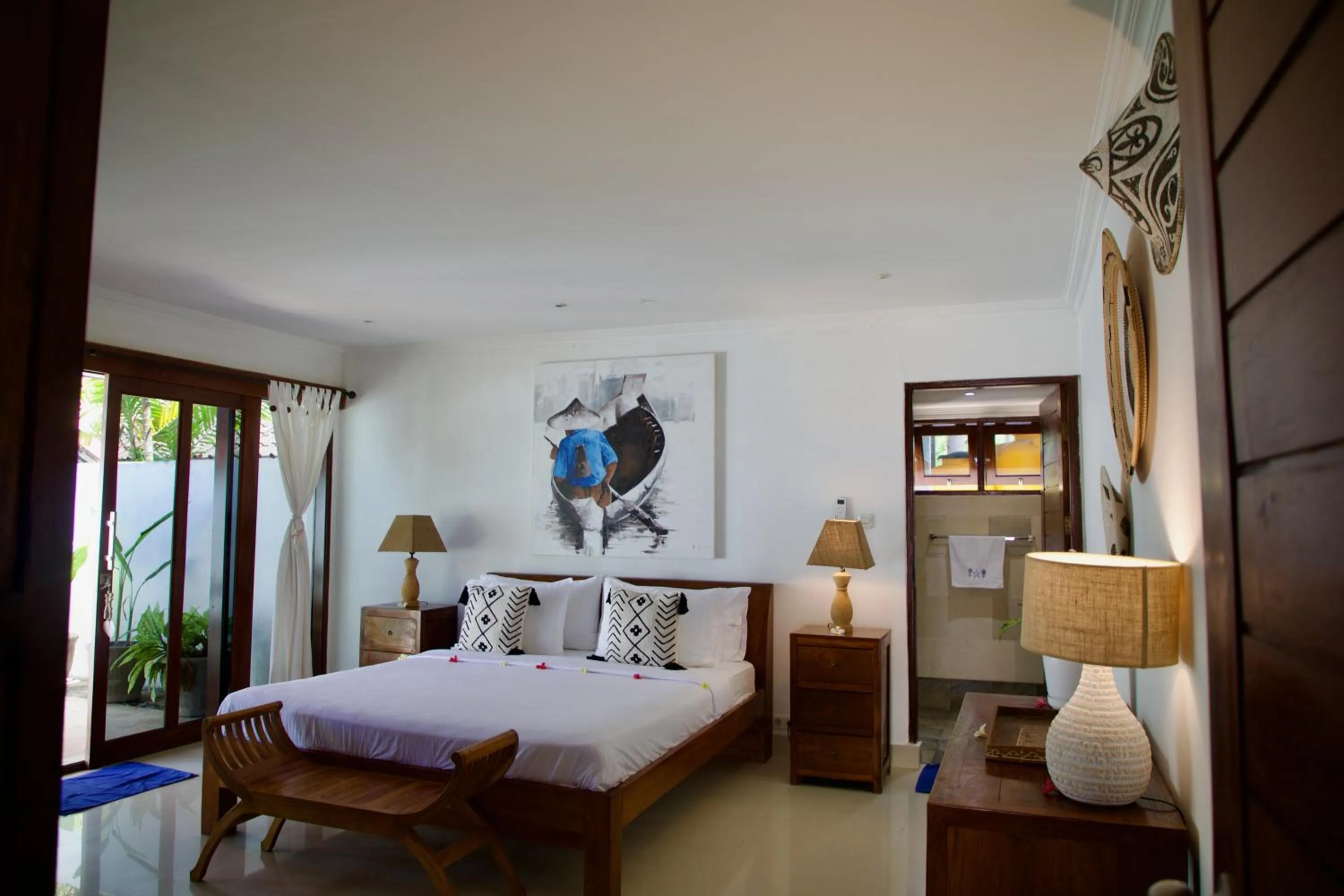 Bed in Villa Sunset Beach