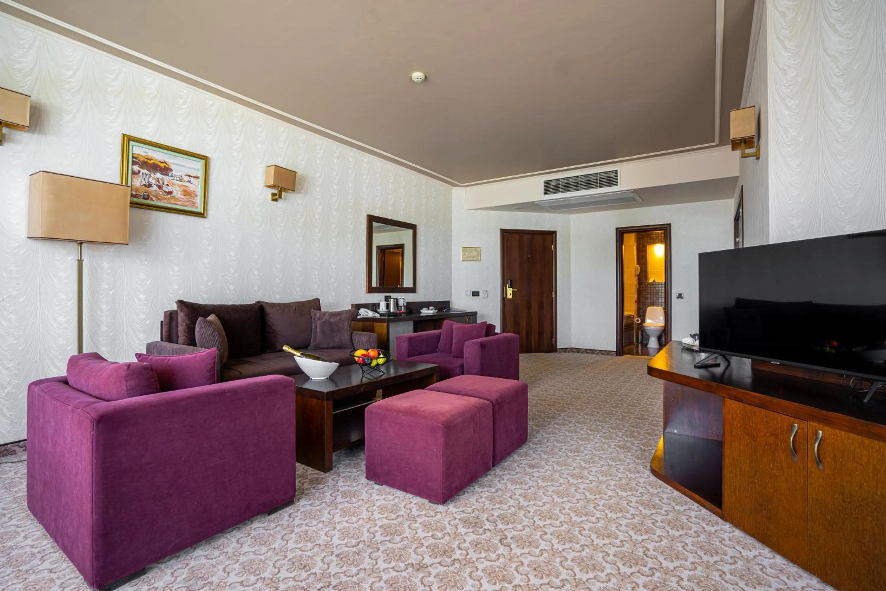 Communal lounge/ TV room in Hissar Spa Hotel