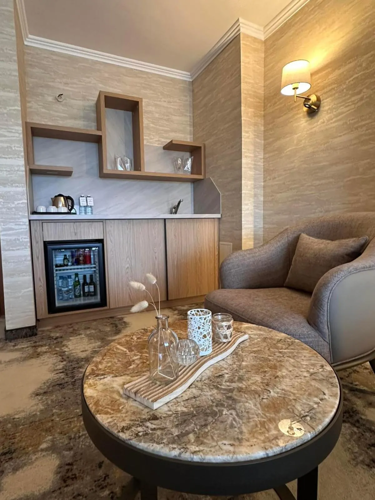 Kitchen or kitchenette in Hissar Spa Hotel