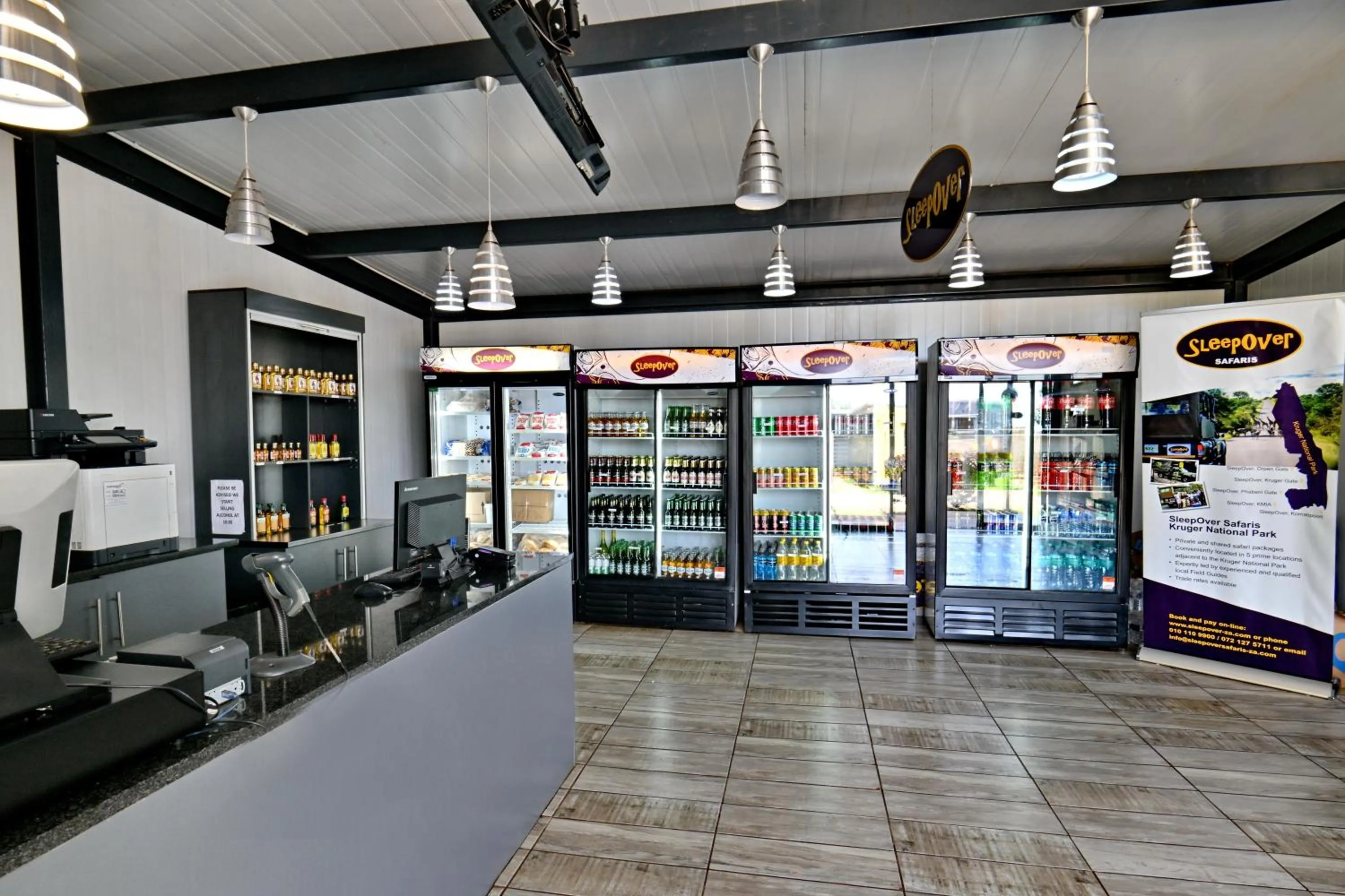 Food and drinks in SleepOver Komatipoort