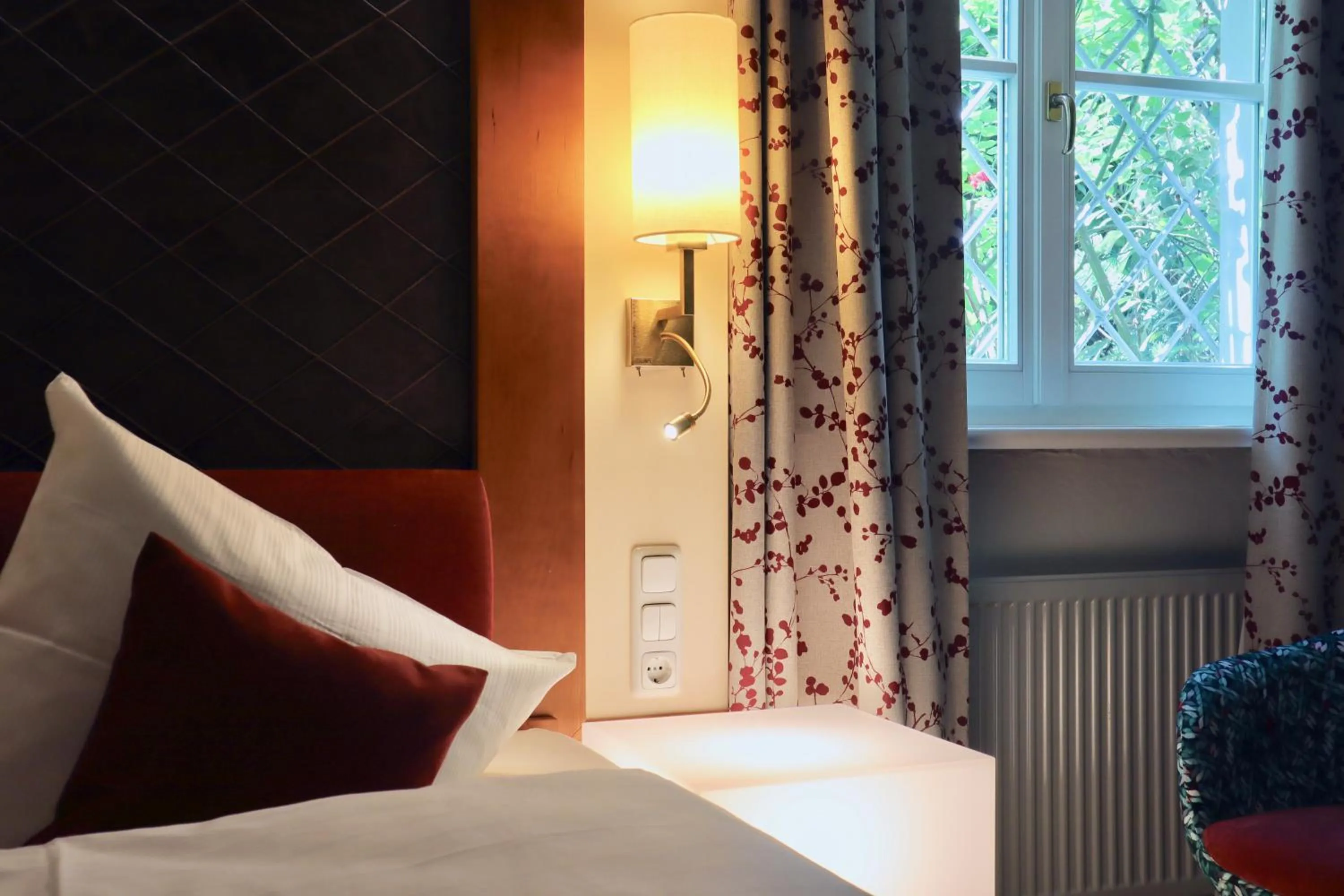 Decorative detail, Bed in Hotel König