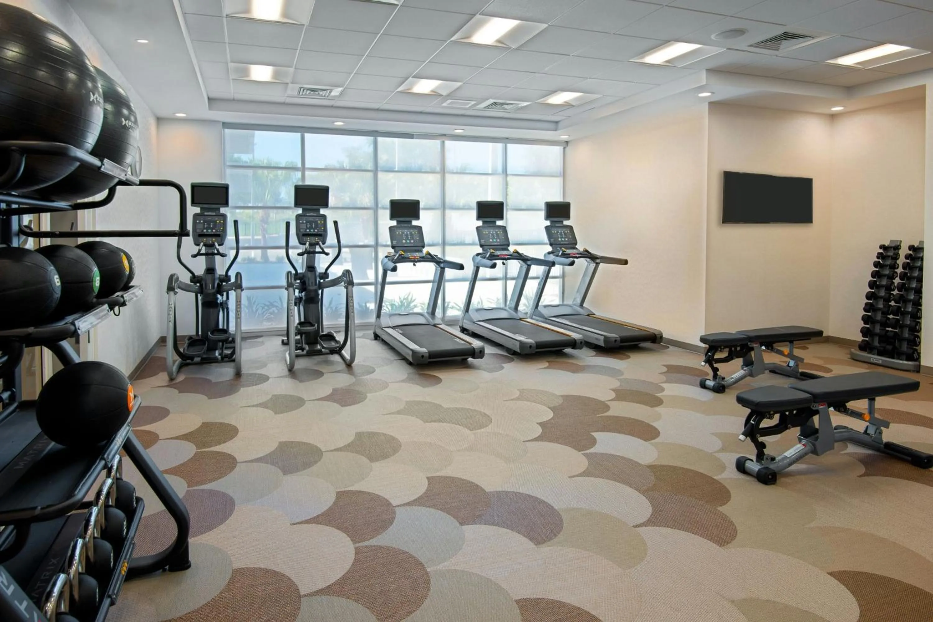 Fitness centre/facilities in SpringHill Suites Lakeland