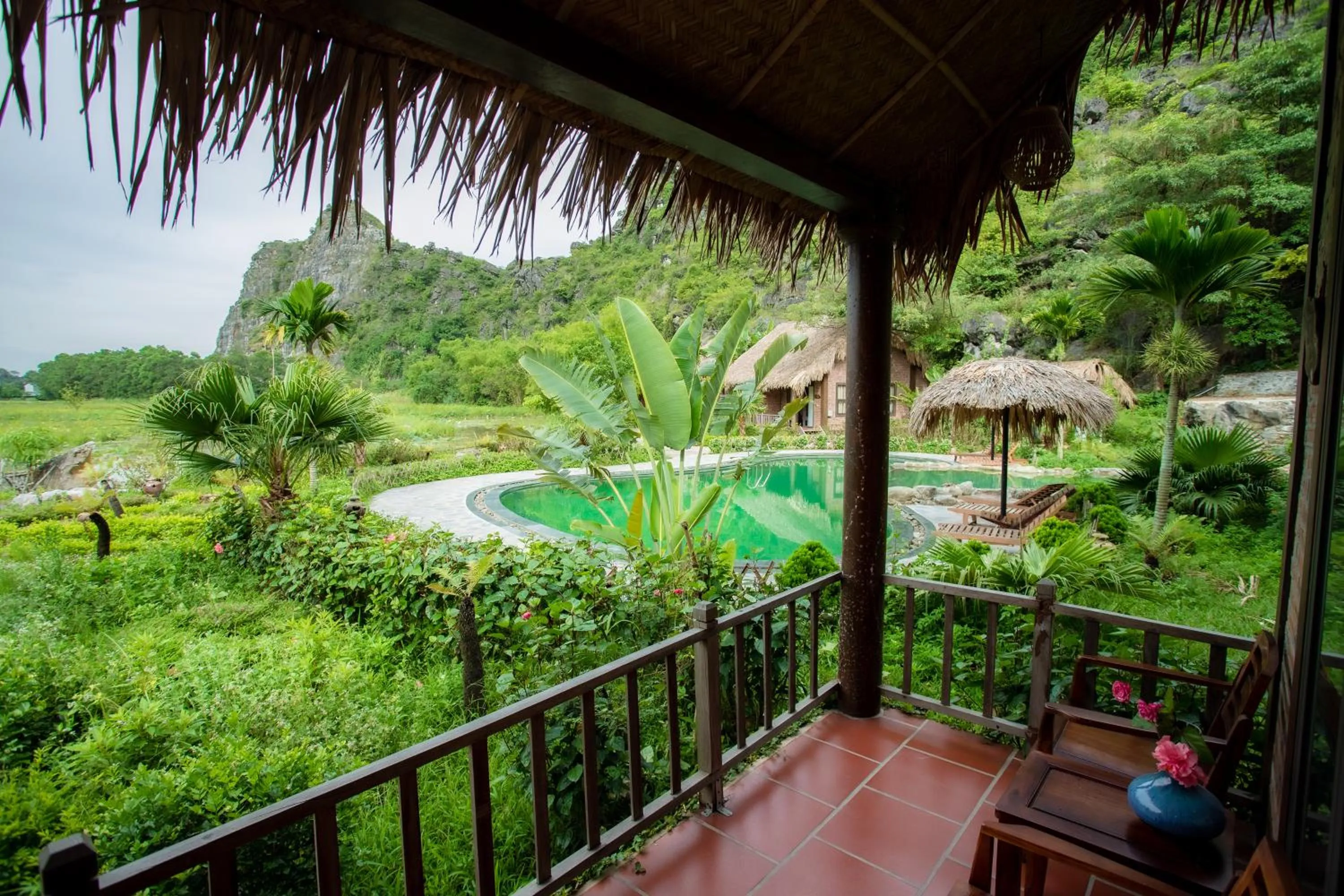 Balcony/Terrace in Mường Village Ninh Bình