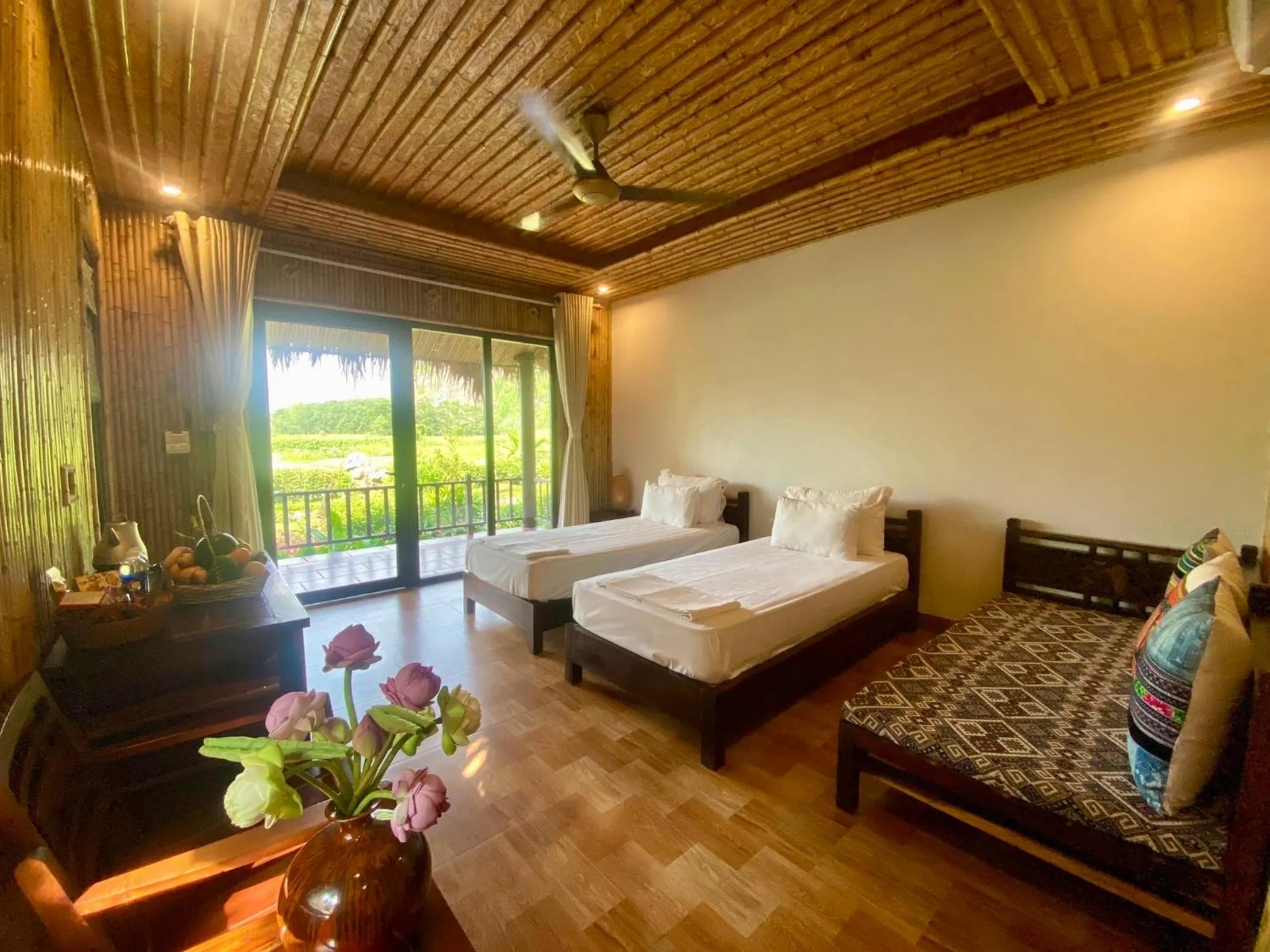 Photo of the whole room, Bed in Mường Village Ninh Bình
