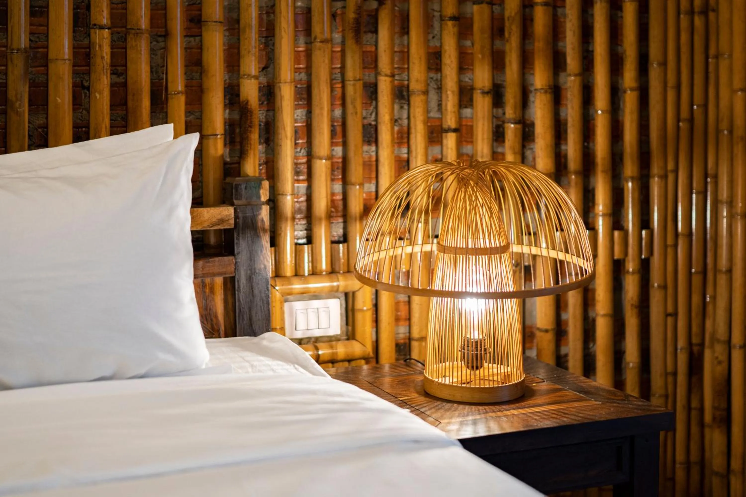 Bedroom, Bed in Mường Village Ninh Bình