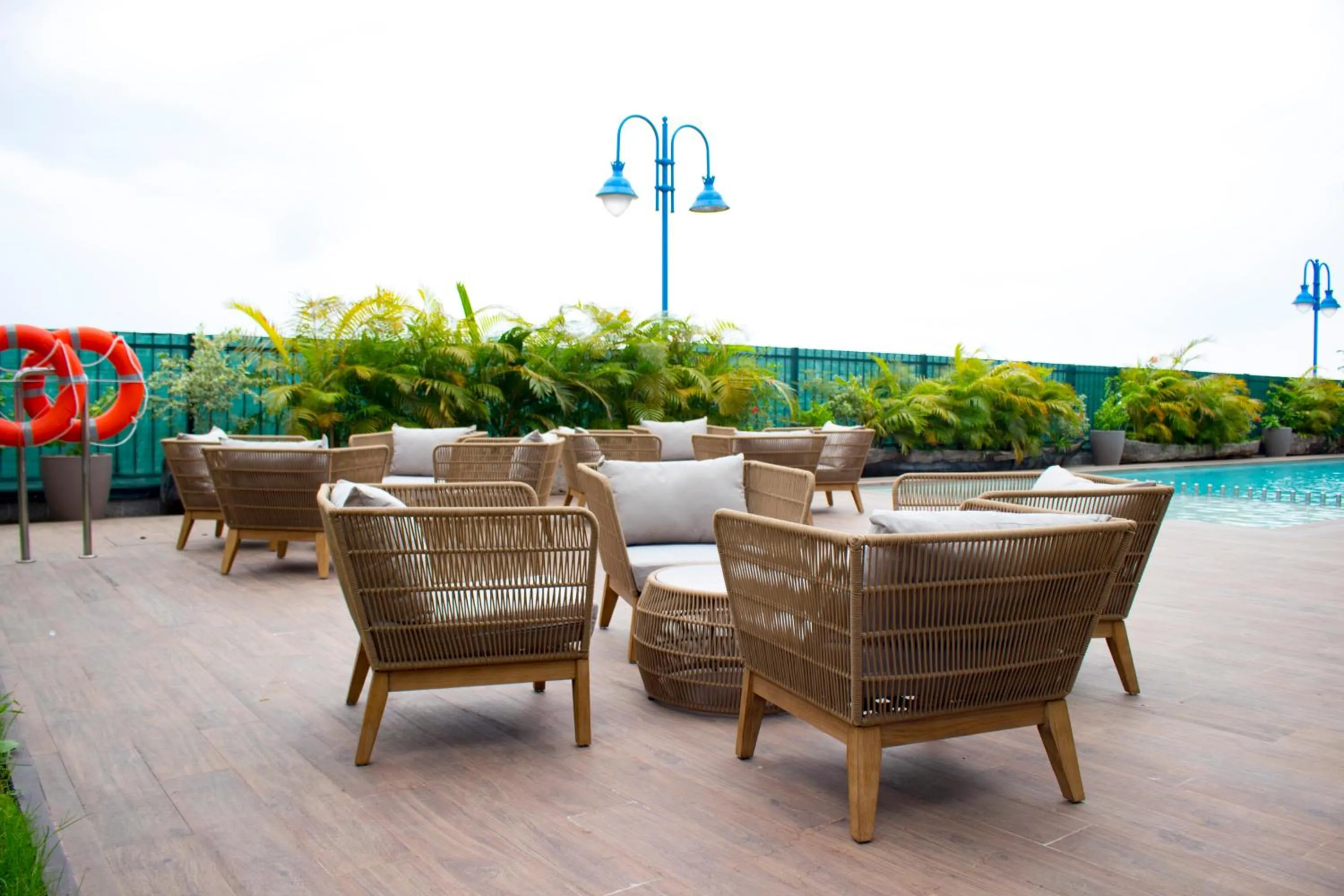 Swimming pool in Panafrica Hotel Boutique & Spa