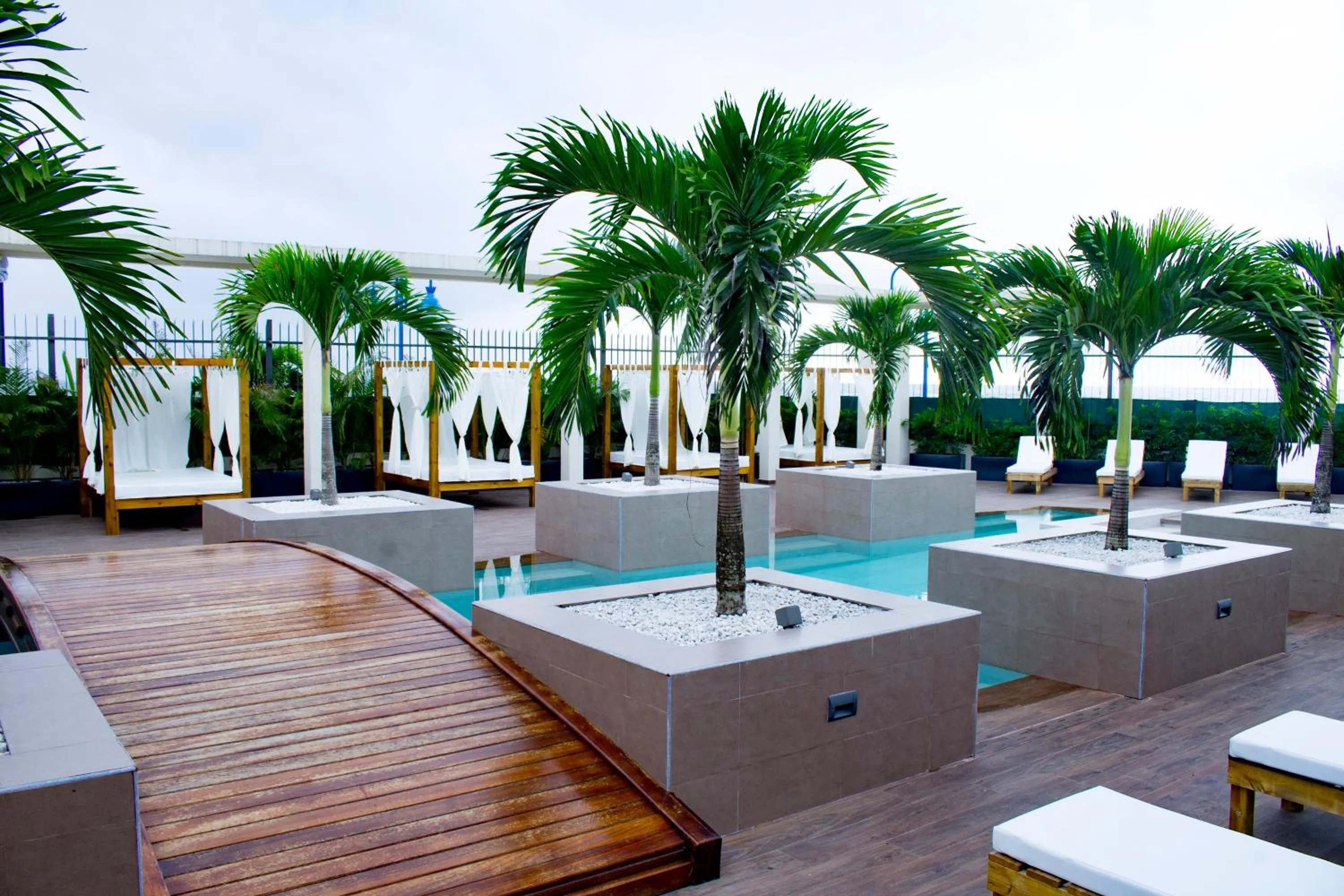 Swimming pool in Panafrica Hotel Boutique & Spa