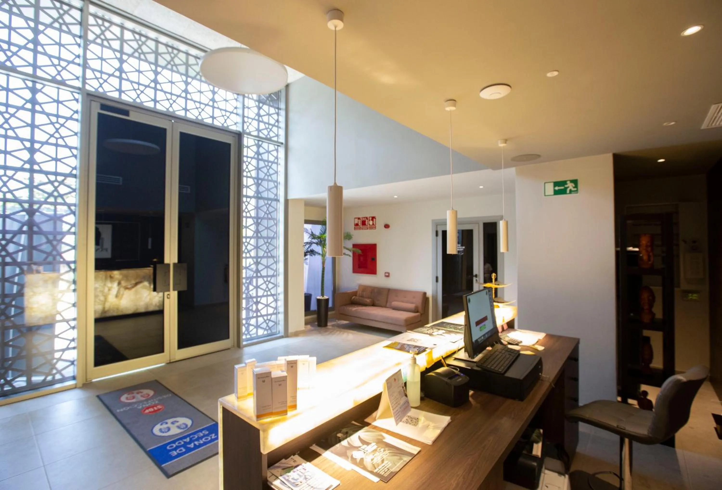 Lobby or reception in Panafrica Hotel Boutique & Spa