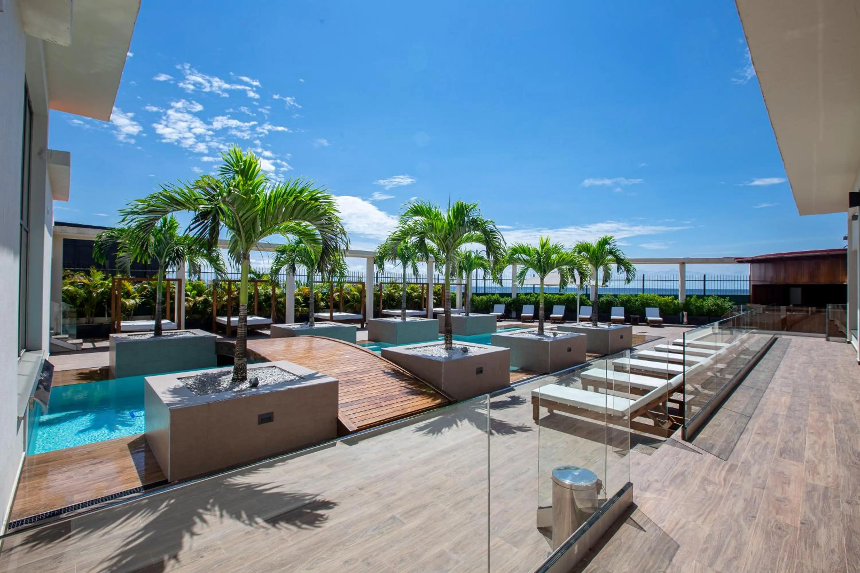 Swimming pool in Panafrica Hotel Boutique & Spa