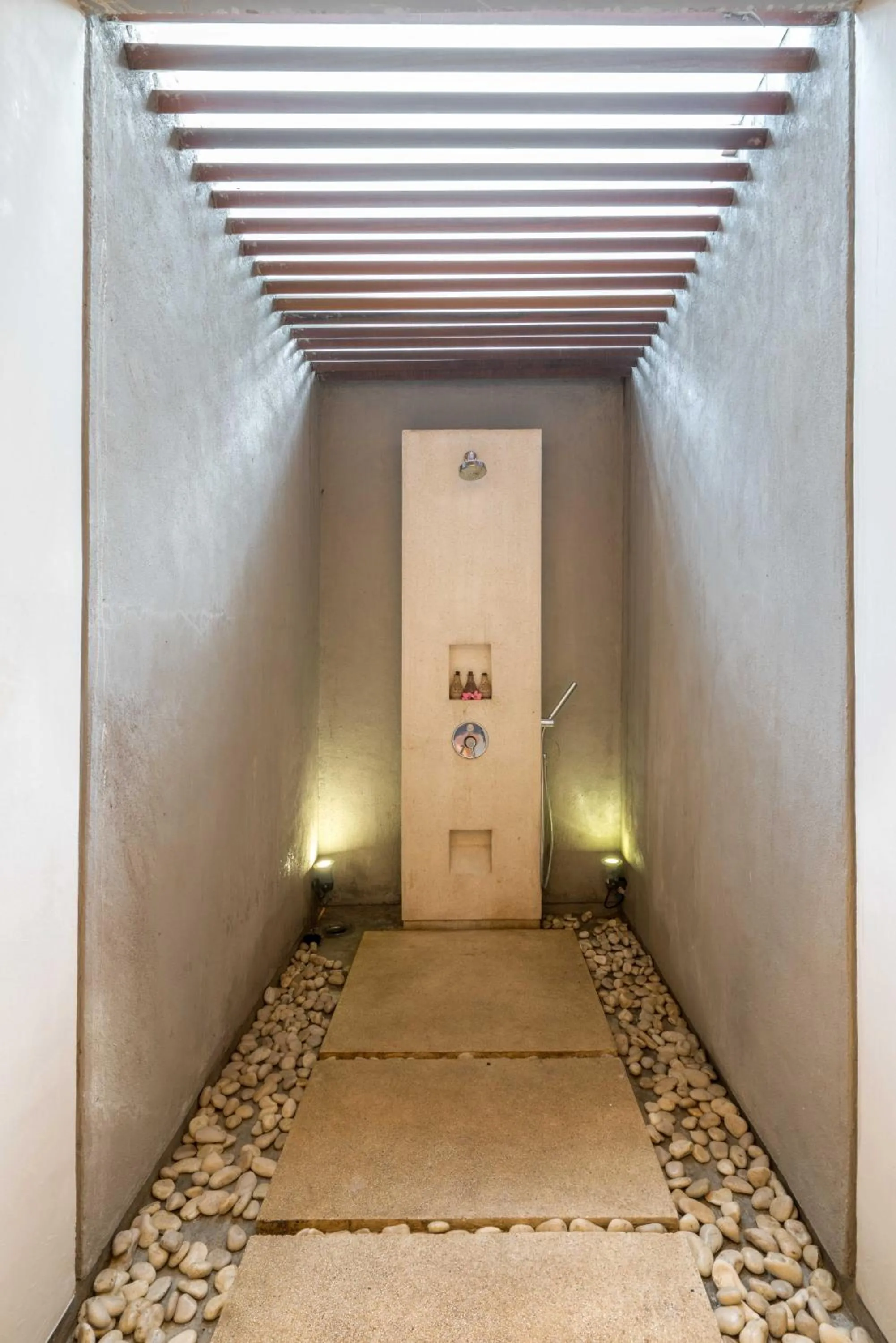 Shower in Svarga Resort Lombok