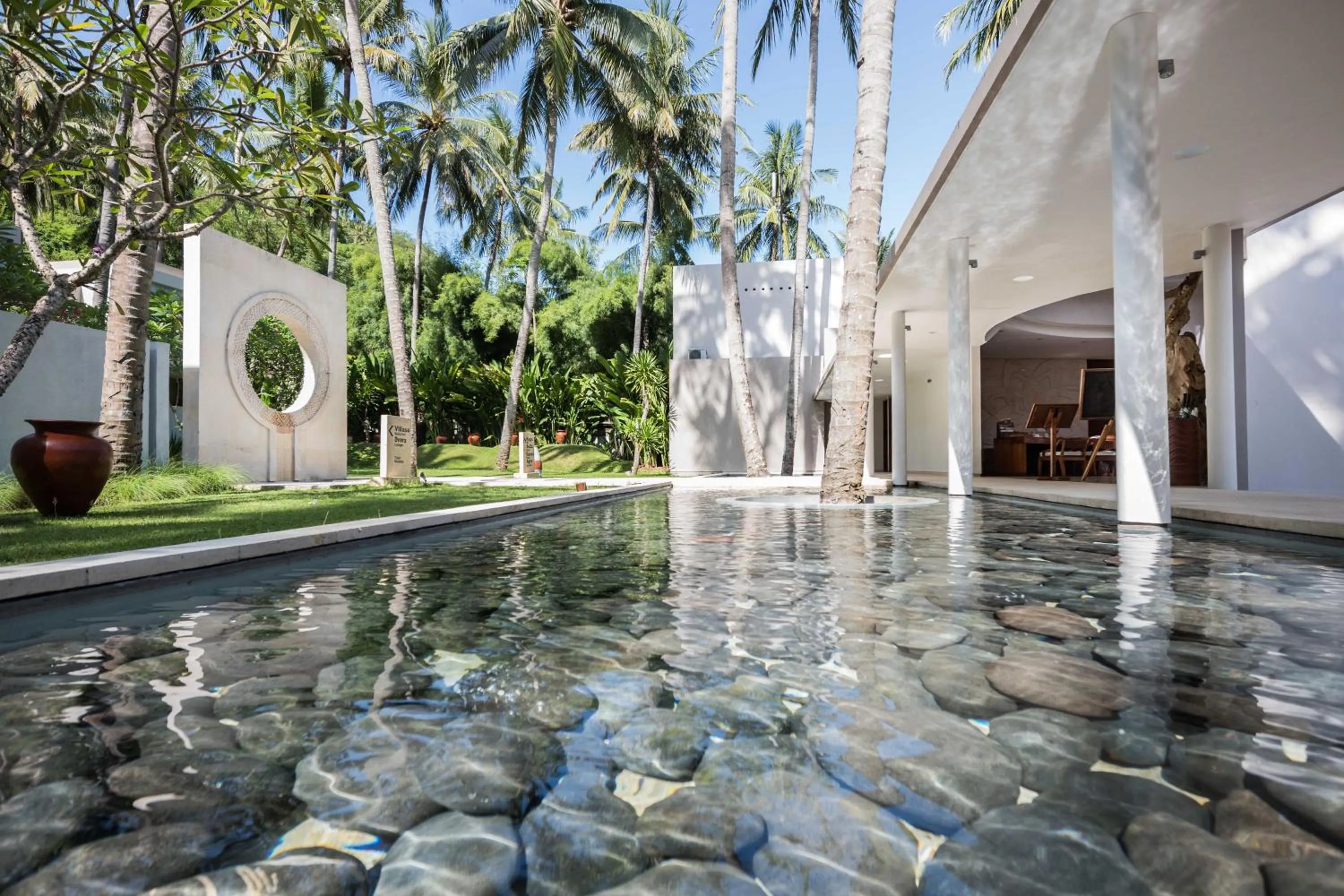 Lobby or reception in Svarga Resort Lombok