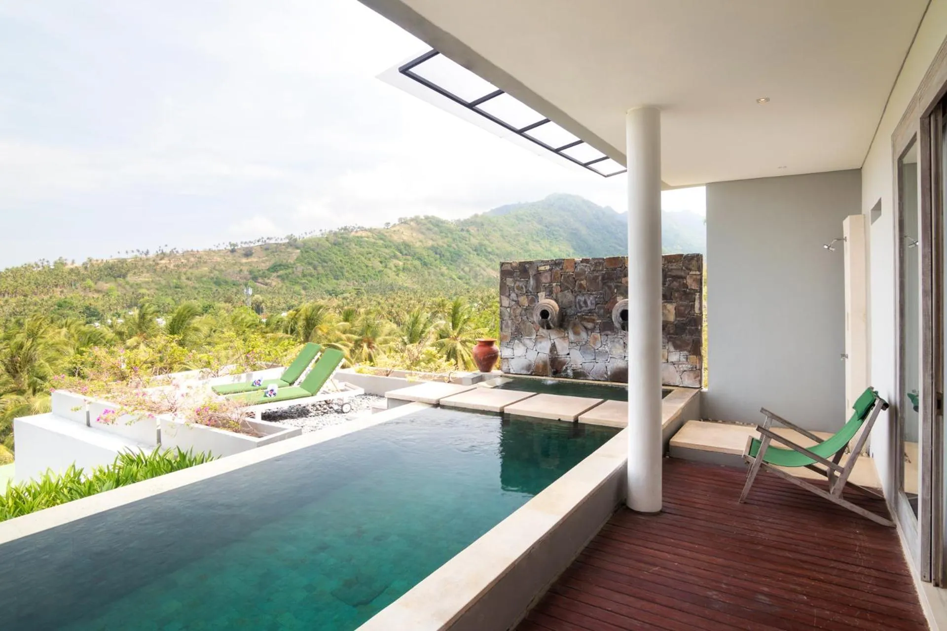 Balcony/Terrace in Svarga Resort Lombok