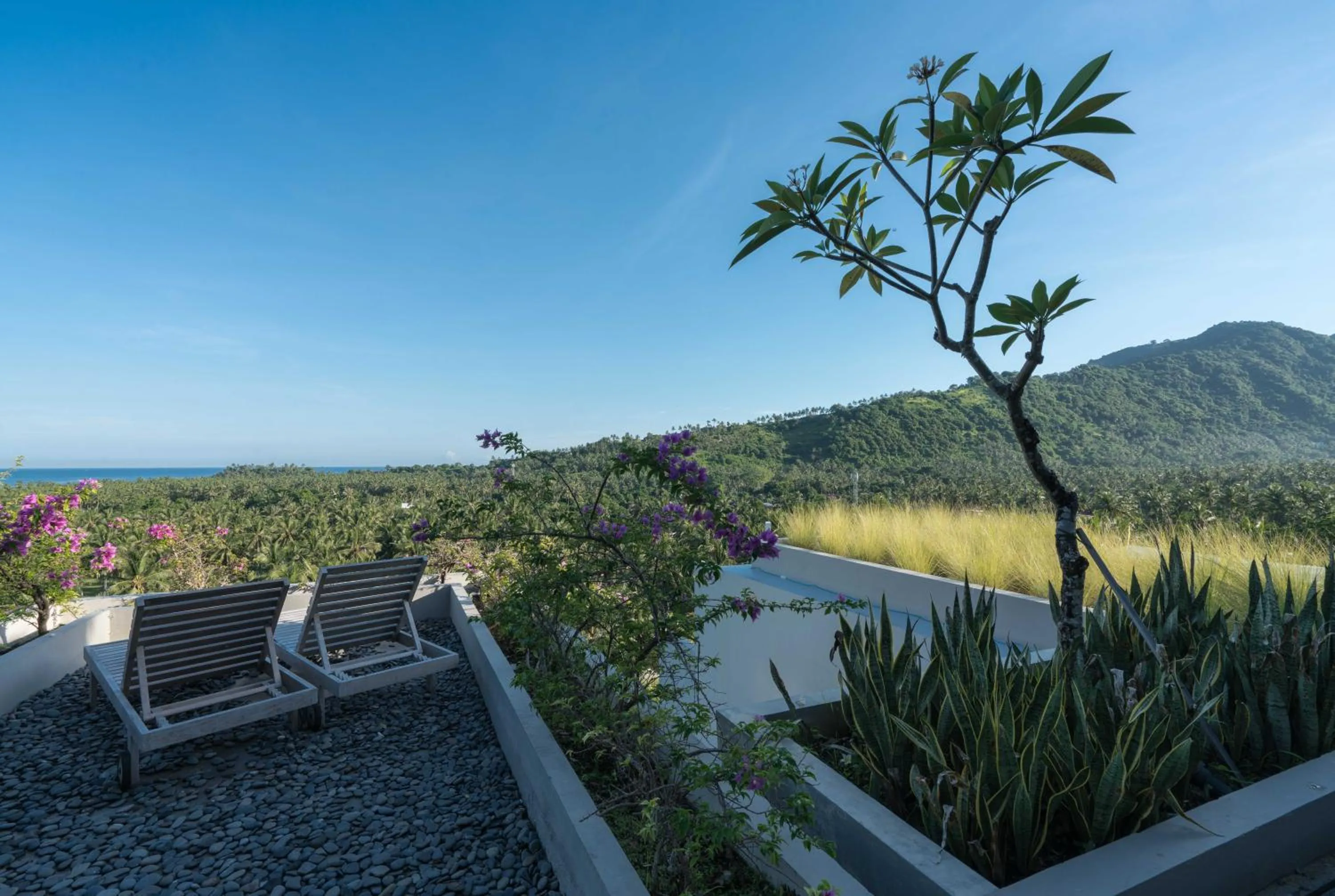 Mountain view in Svarga Resort Lombok