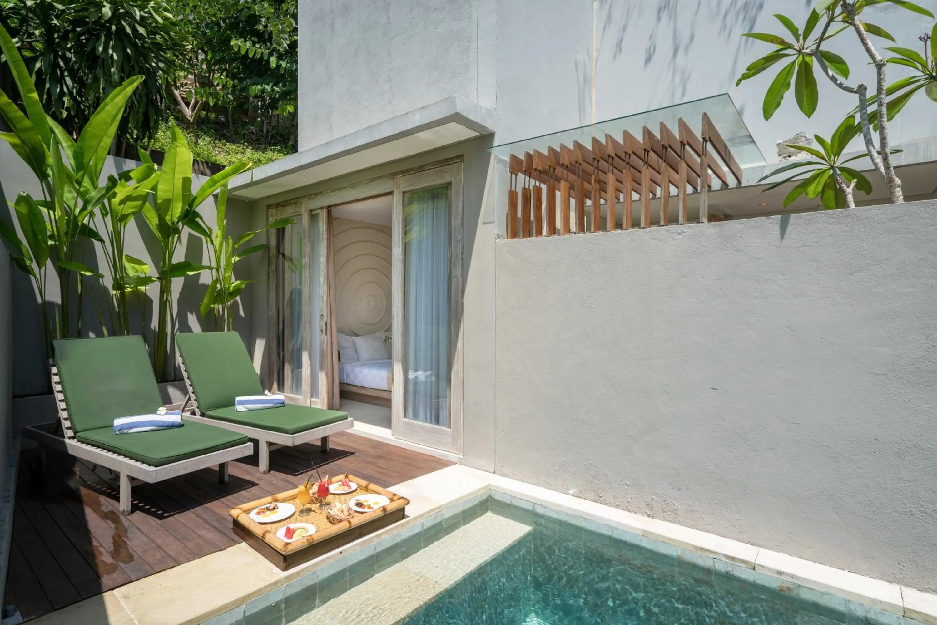 Balcony/Terrace in Svarga Resort Lombok